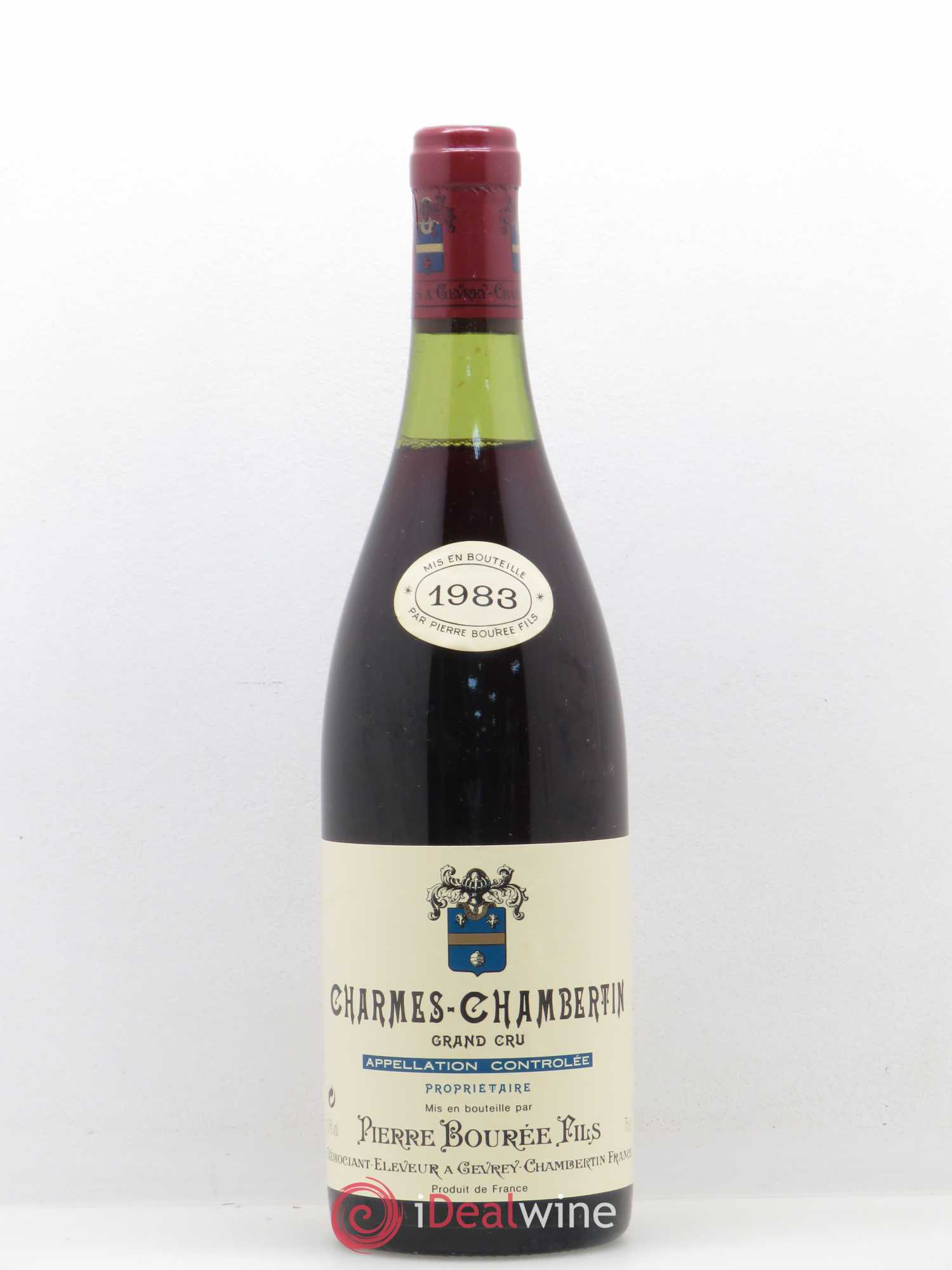 Charmes-Chambertin Grand Cru Pierre Bourée et Fils 1983 - Lot de 1 bouteille - 0