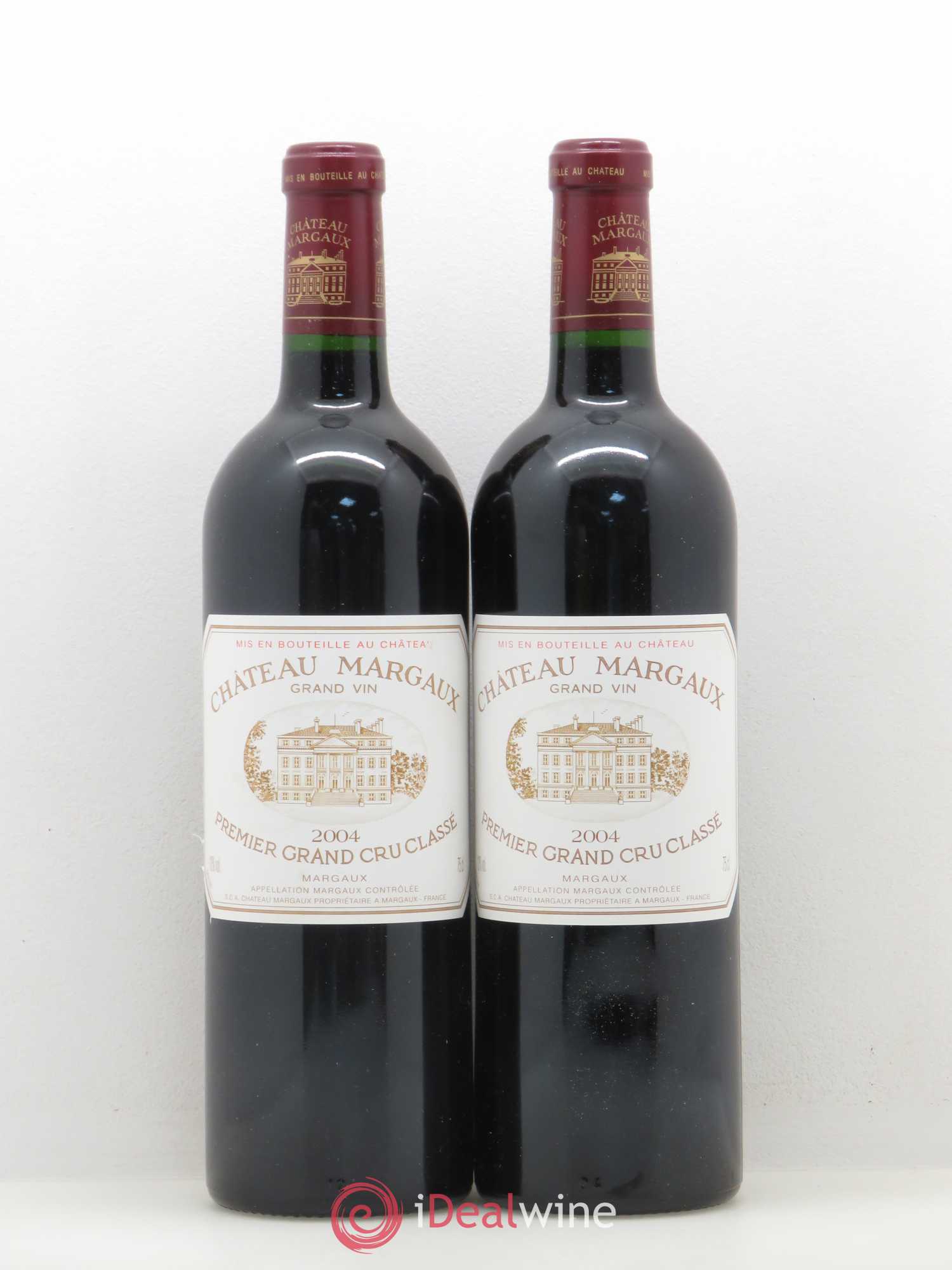 Château Margaux 1er Grand Cru Classé 2004 - Lot de 2 bouteilles - 0