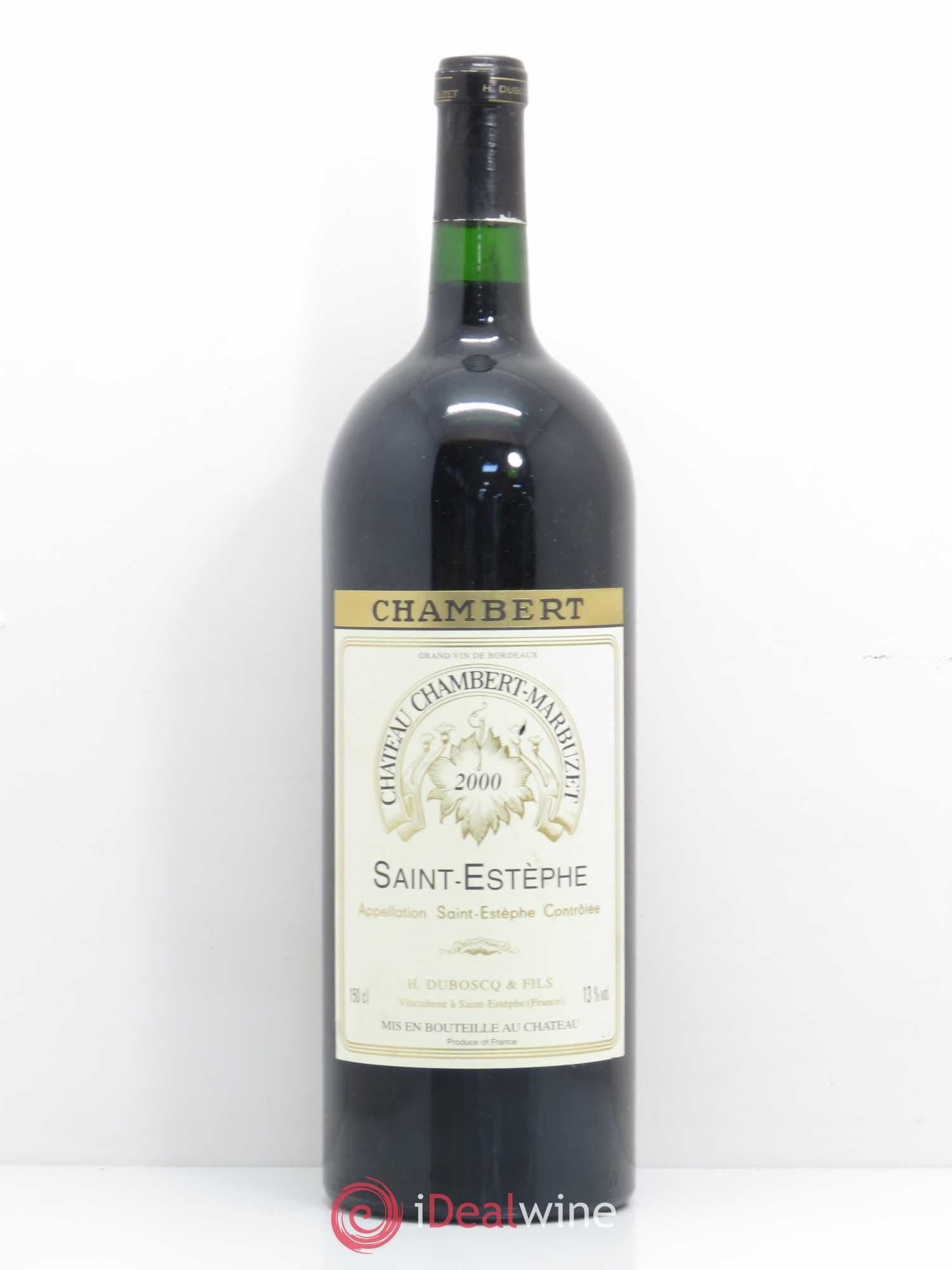 Château Chambert-Marbuzet Cru Bourgeois 2000 - Lot de 1 magnum - 0