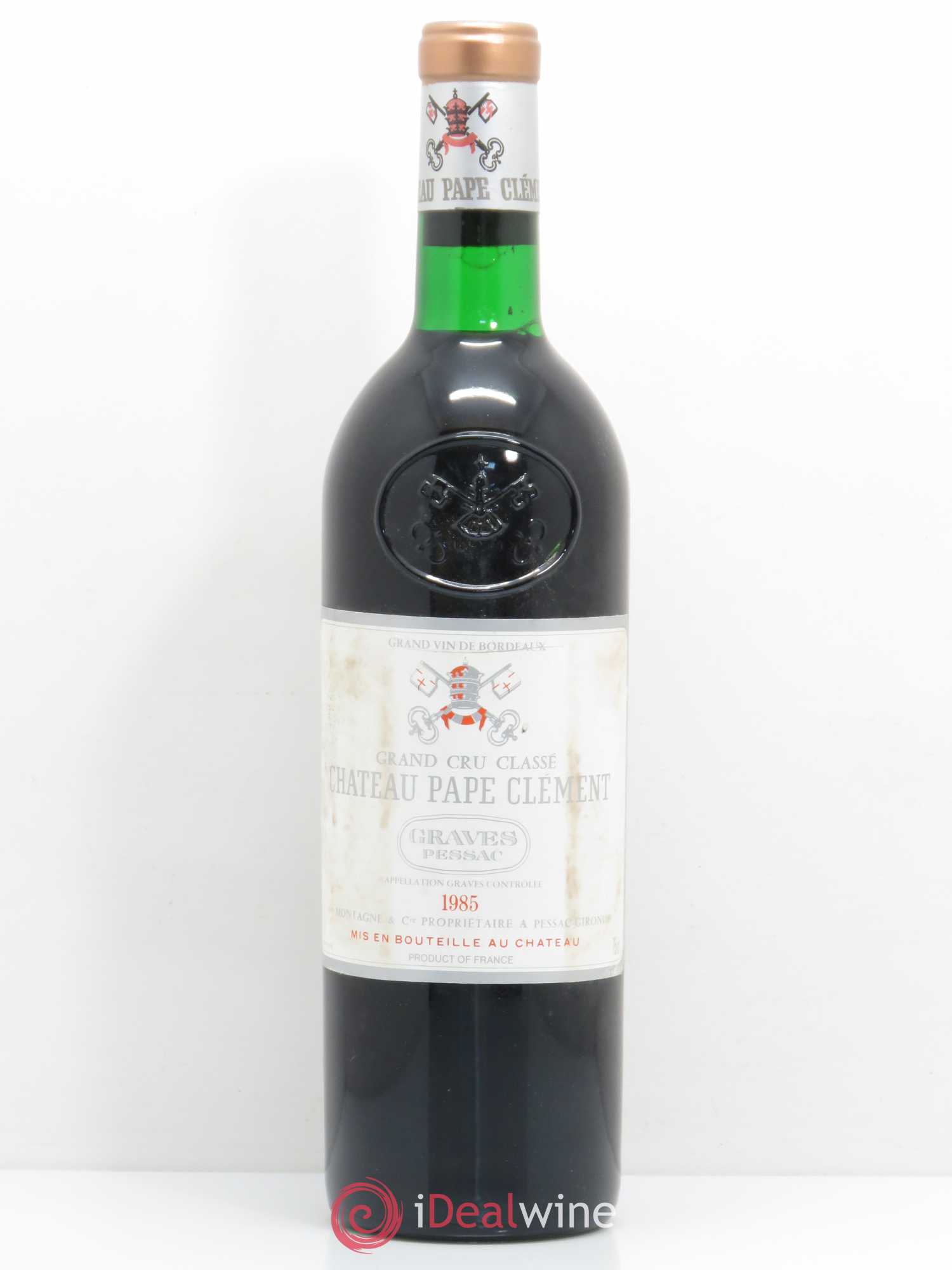 Château Pape Clément Cru Classé de Graves 1985 - Lot de 1 bouteille - 0