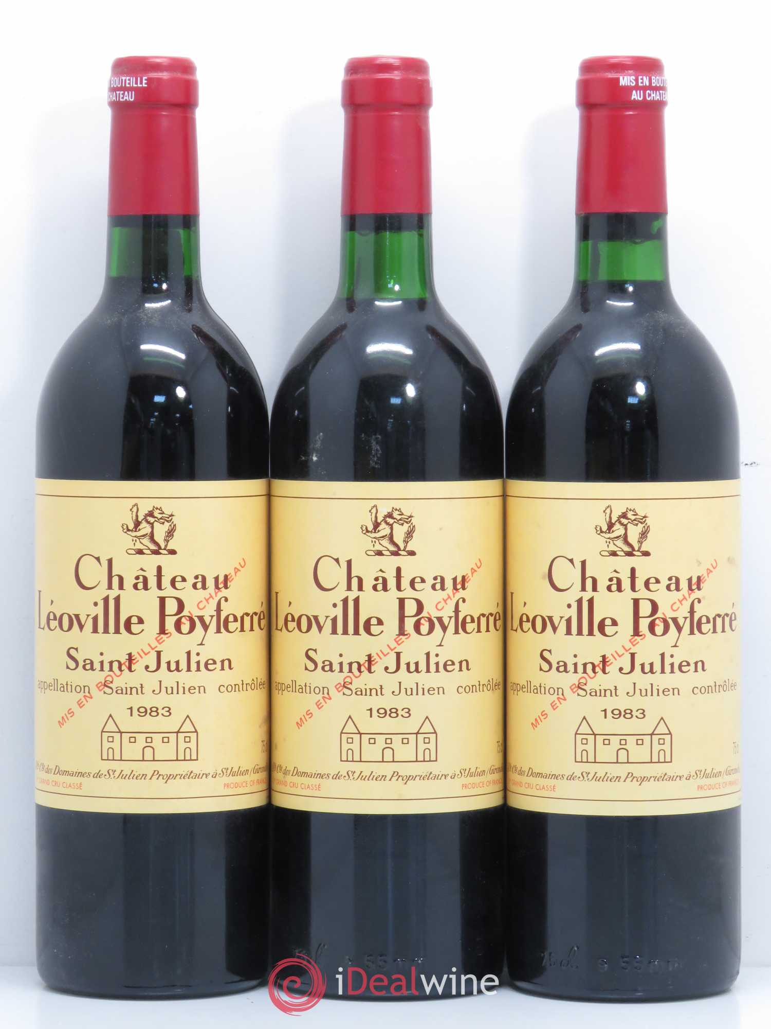 Château Léoville Poyferré 2ème Grand Cru Classé 1983 - Lot de 6 bouteilles - 2