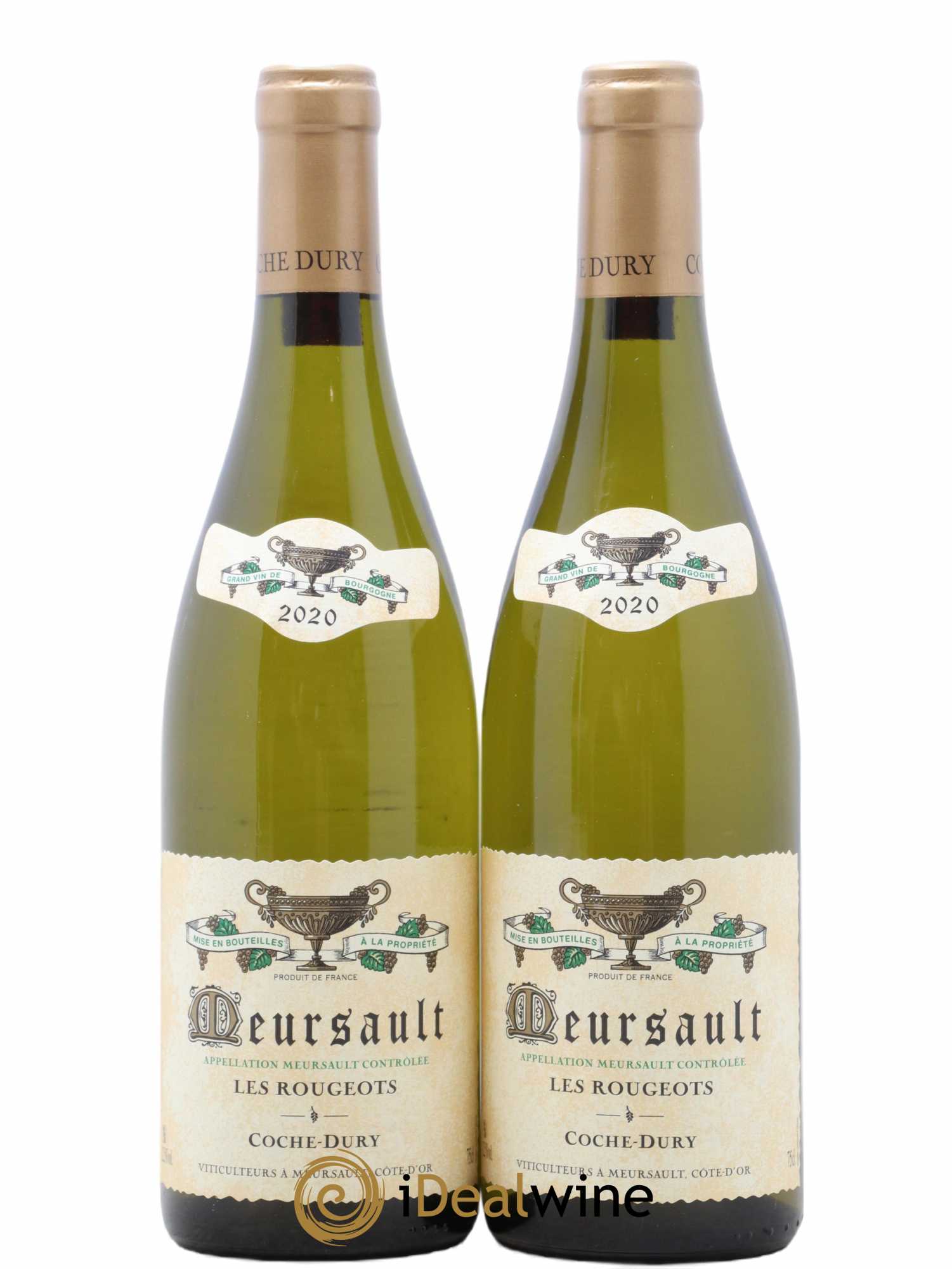 Meursault Les Rougeots Coche Dury (Domaine) 2020 - Lot de 2 bouteilles - 0