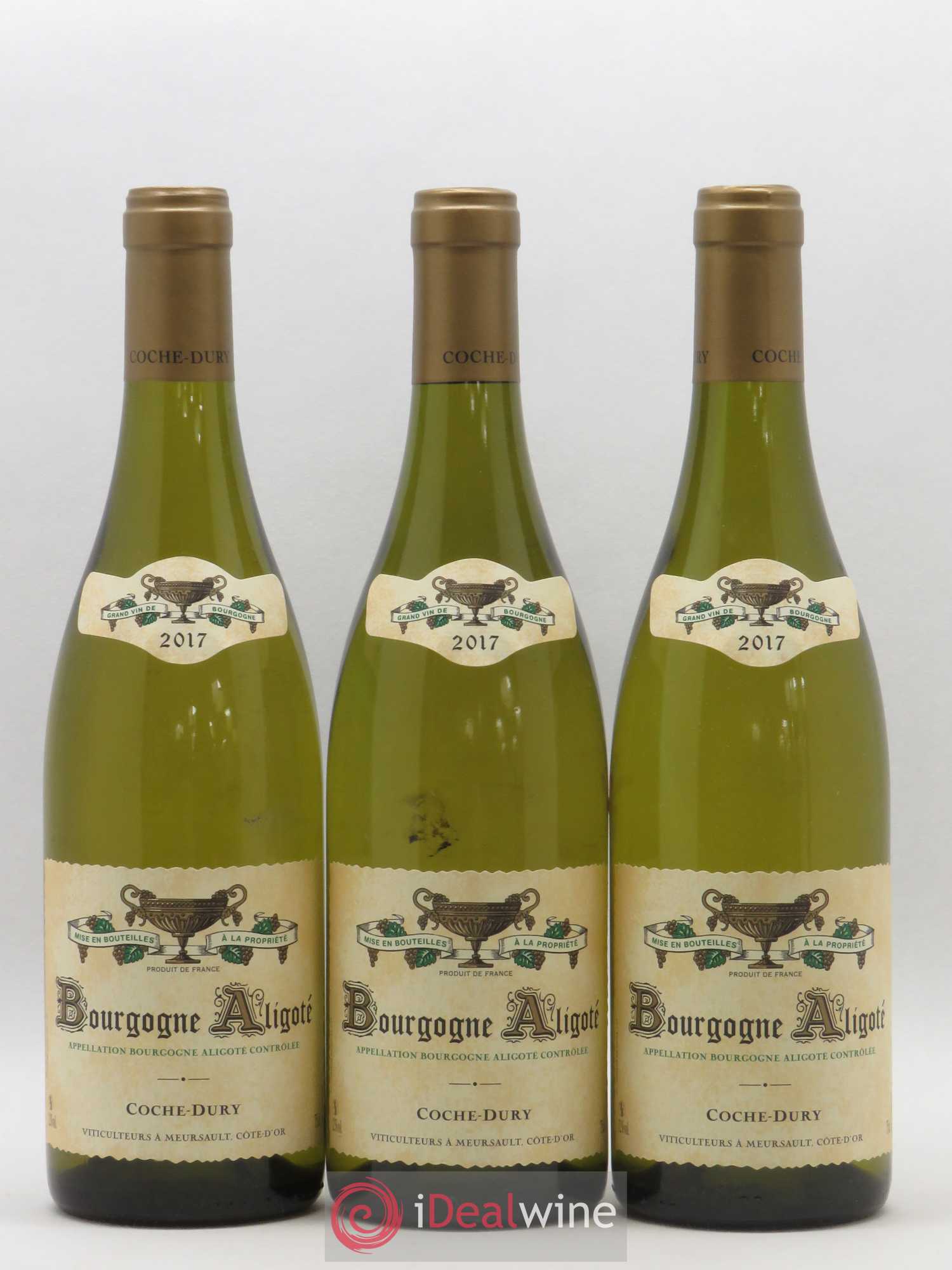 Bourgogne Aligoté Coche Dury (Domaine) 2017 - Lot de 3 bouteilles - 0