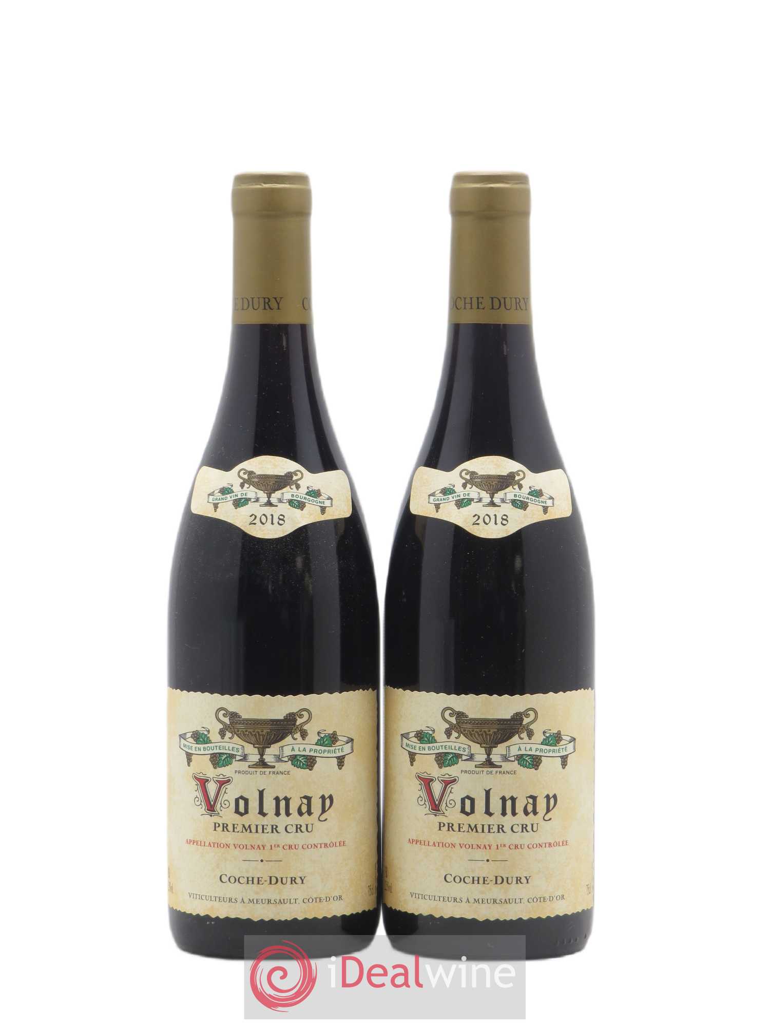 Volnay 1er Cru Coche Dury (Domaine) 2018 - Lot de 2 bouteilles - 0