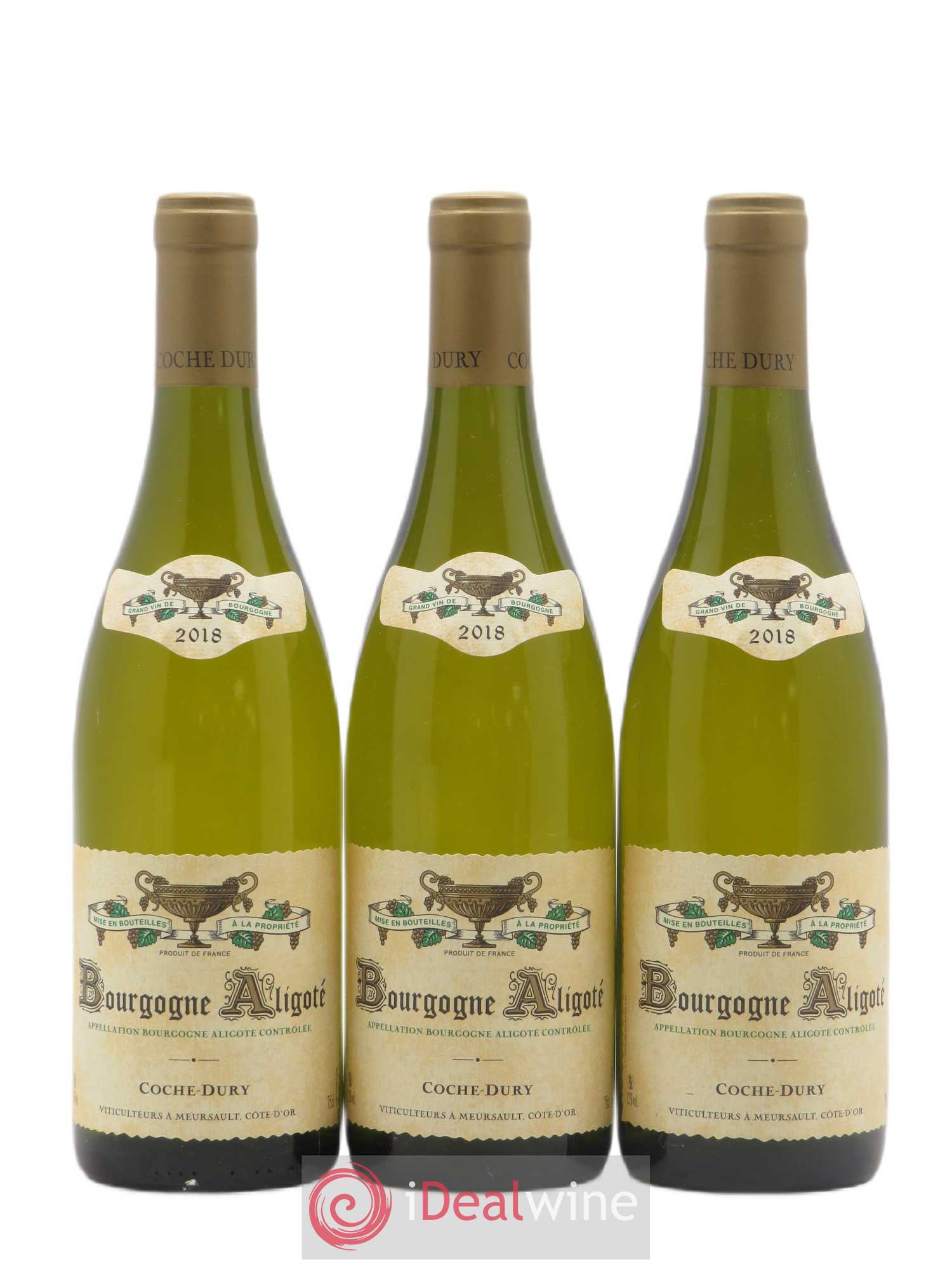 Bourgogne Aligoté Coche Dury (Domaine) 2018 - Lot de 3 bouteilles - 0