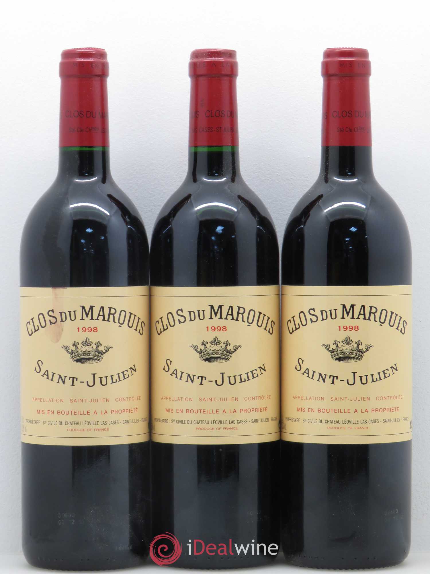 Clos du Marquis 1998 - Lot de 12 bouteilles - 2