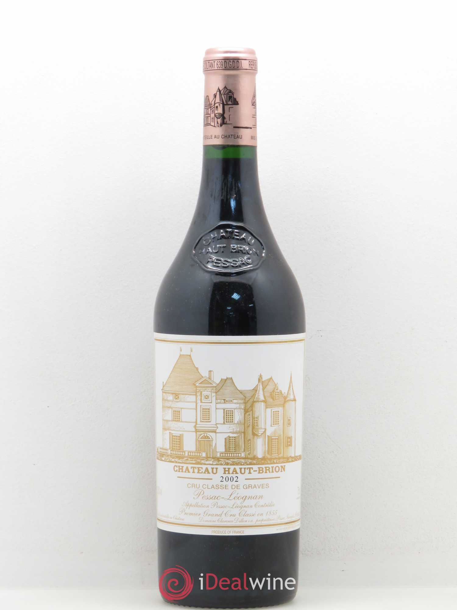 Château Haut Brion 1er Grand Cru Classé 2002 - Lot de 1 bouteille - 0
