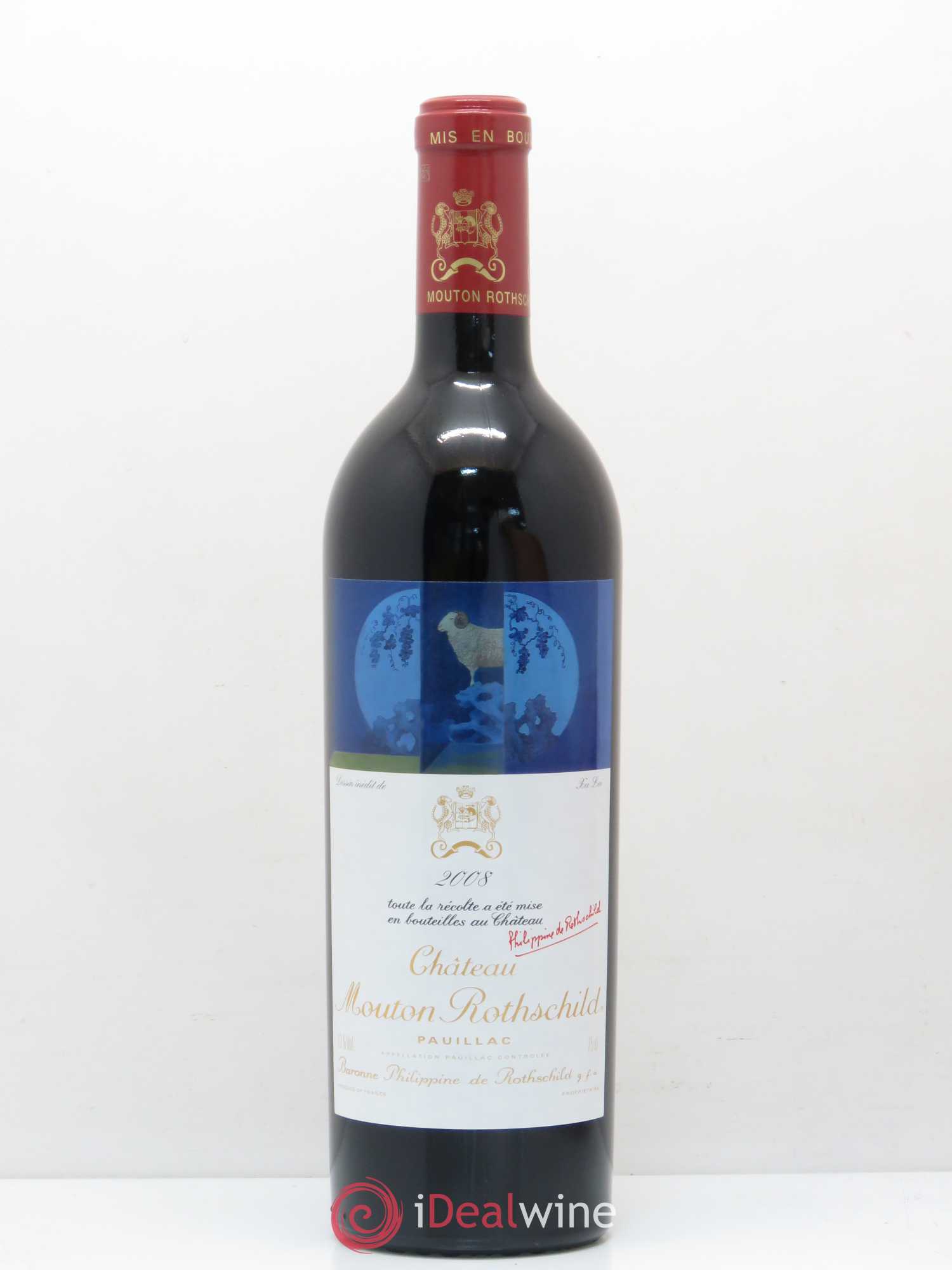 Caisse Collection Duclot (Cheval Blanc - Yquem - Haut Brion - La Mission Haut-Brion - Lafite Rothschild - Latour - Margaux - Mouton Rothschild - Petrus) 2008 - Posten von 9 Flaschen - 9