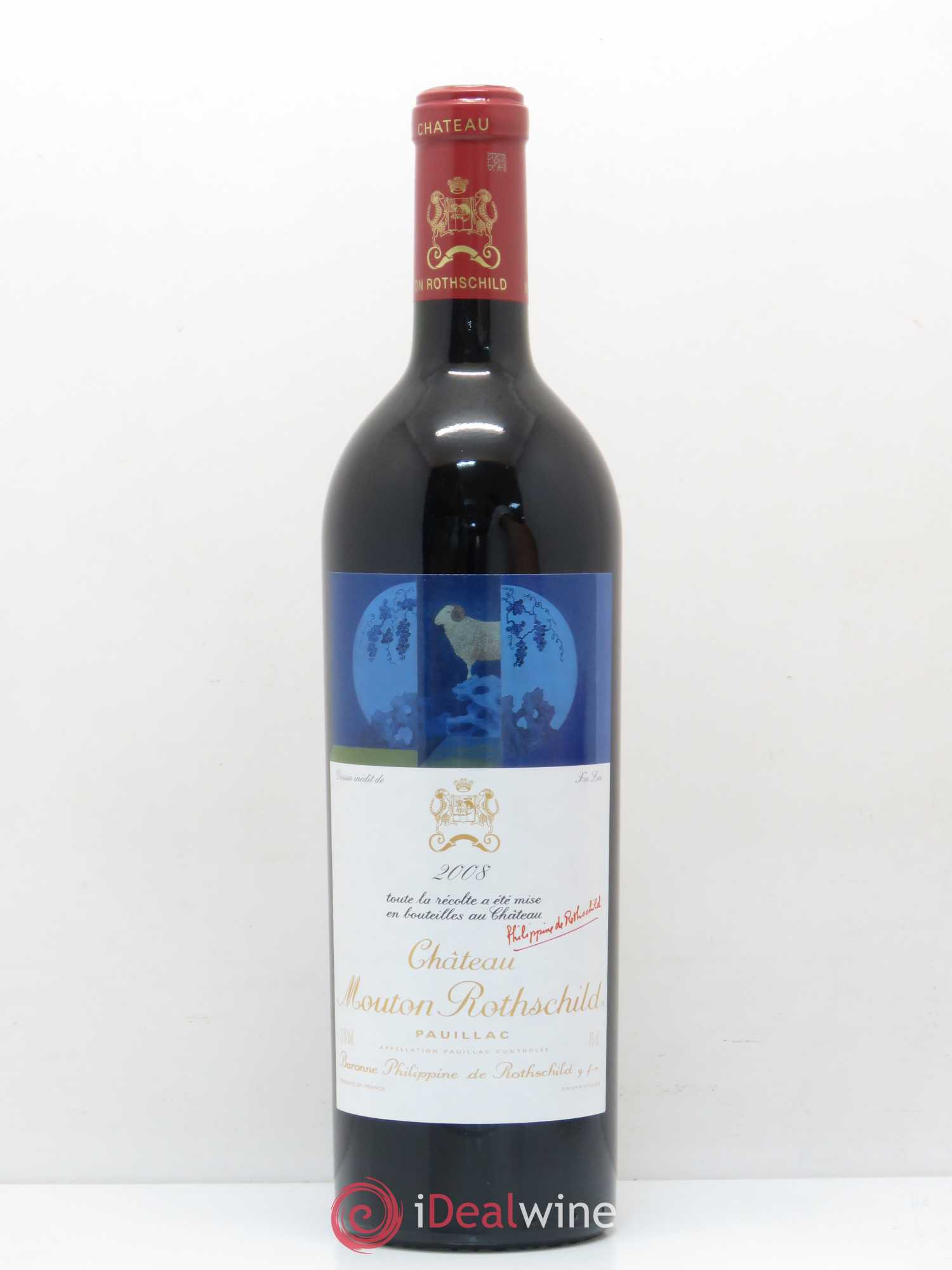 Caisse Collection Duclot (Cheval Blanc - Yquem - Haut Brion - La Mission Haut-Brion - Lafite Rothschild - Latour - Margaux - Mouton Rothschild - Petrus) 2008 - Posten von 9 Flaschen - 9