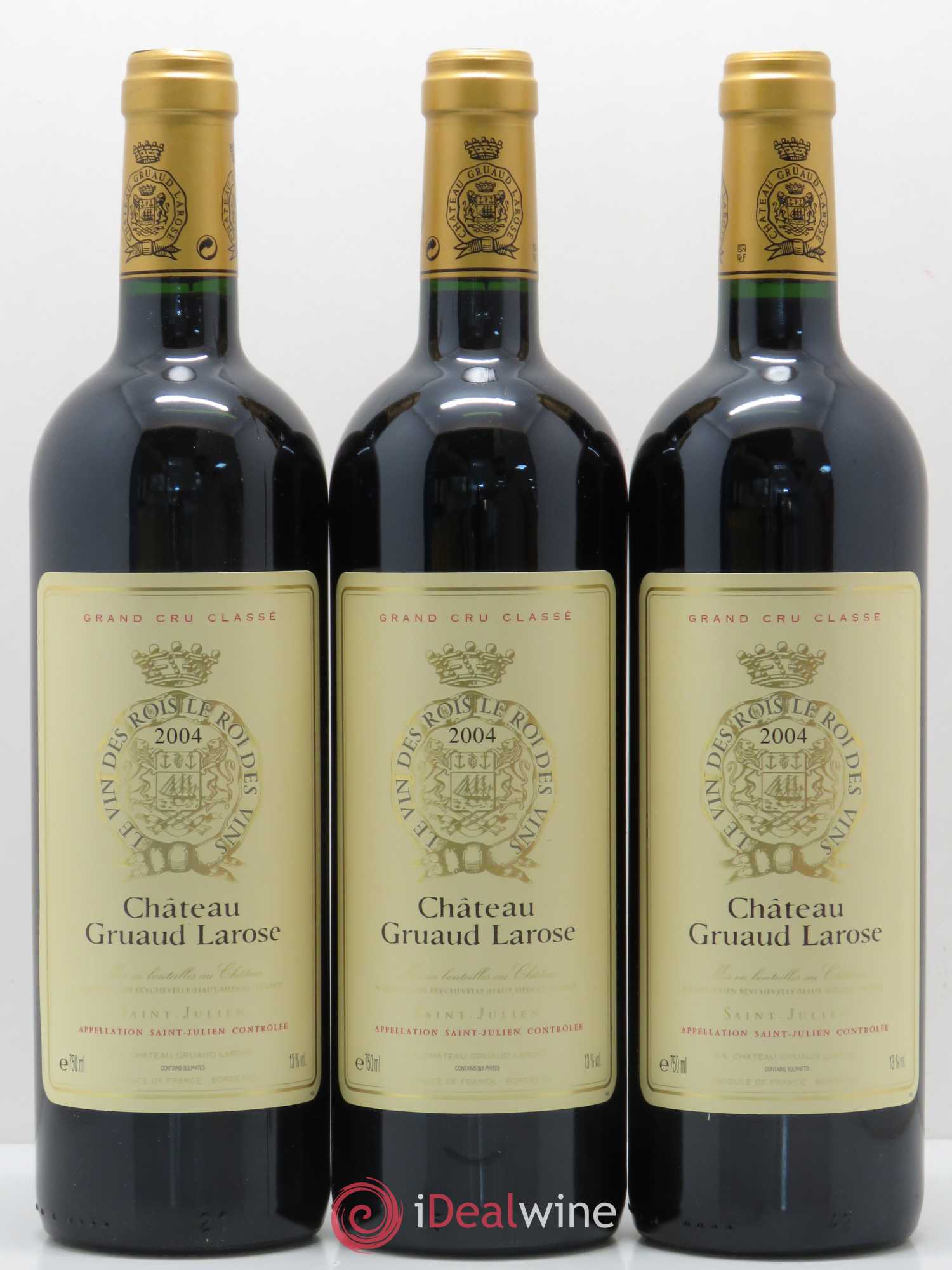 Château Gruaud Larose 2ème Grand Cru Classé 2004 - Lot de 6 bouteilles - 1