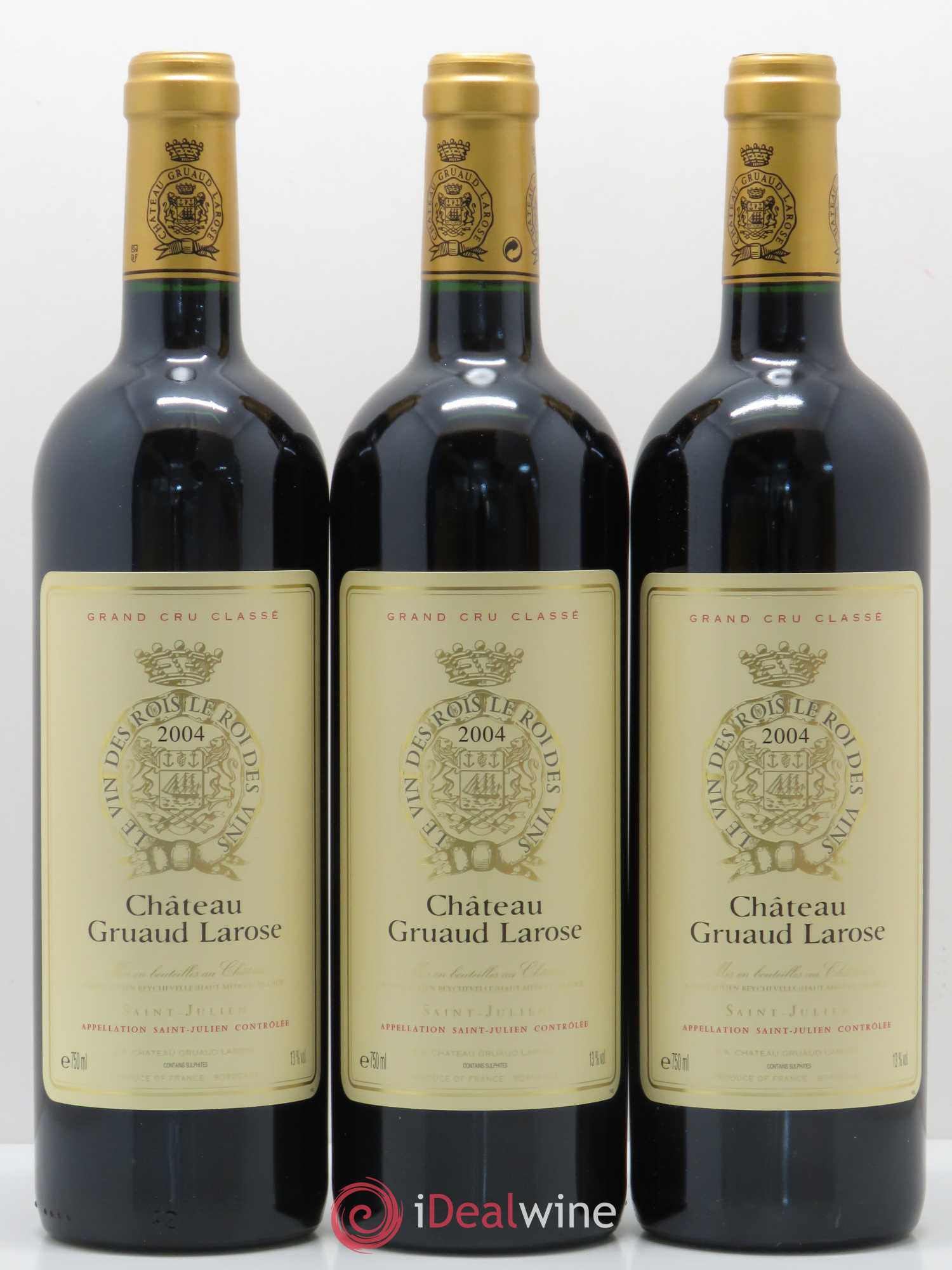 Château Gruaud Larose 2ème Grand Cru Classé 2004 - Lot de 6 bouteilles - 2
