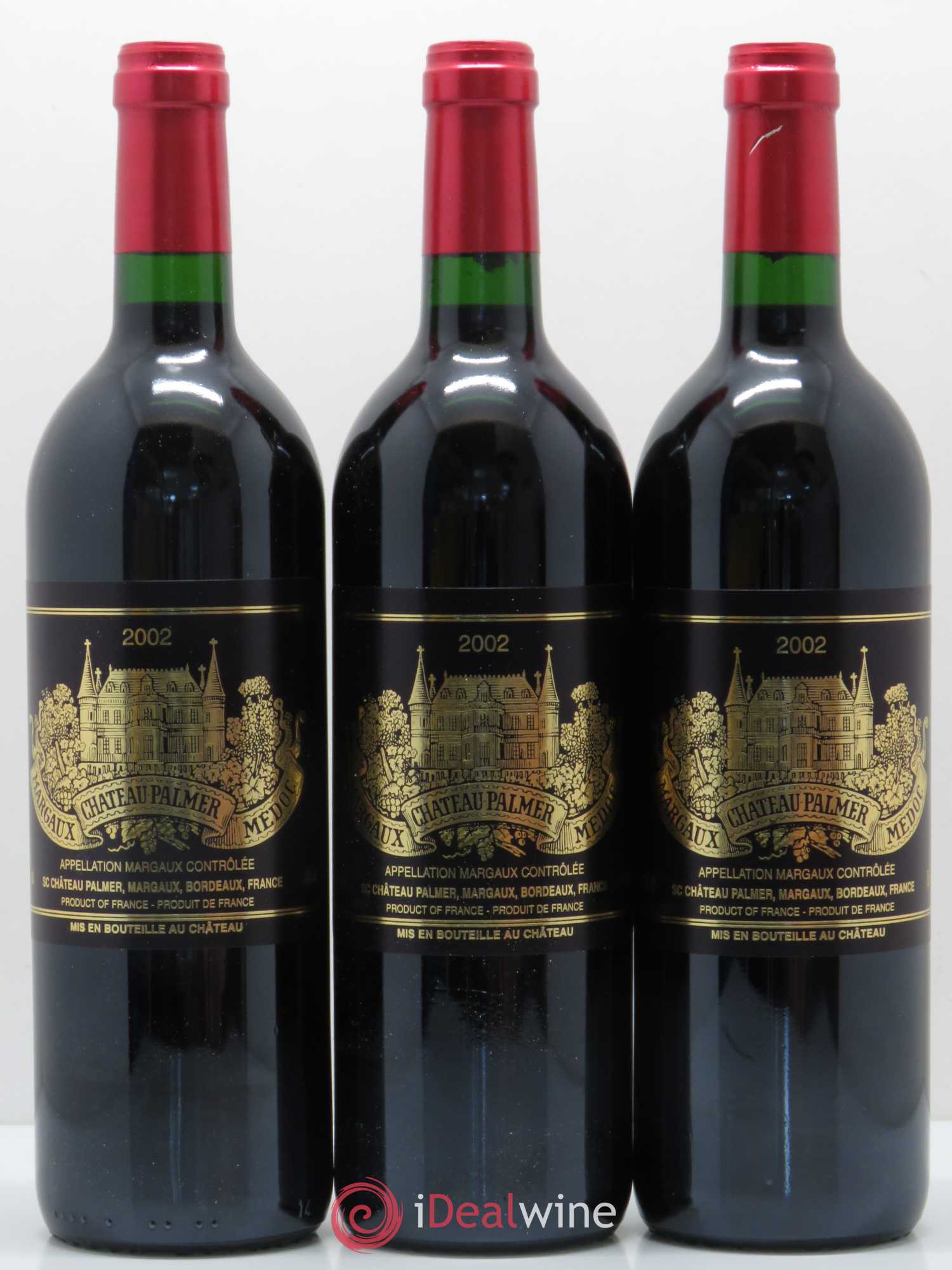 Château Palmer 3ème Grand Cru Classé 2002 - Lot de 6 bouteilles - 3