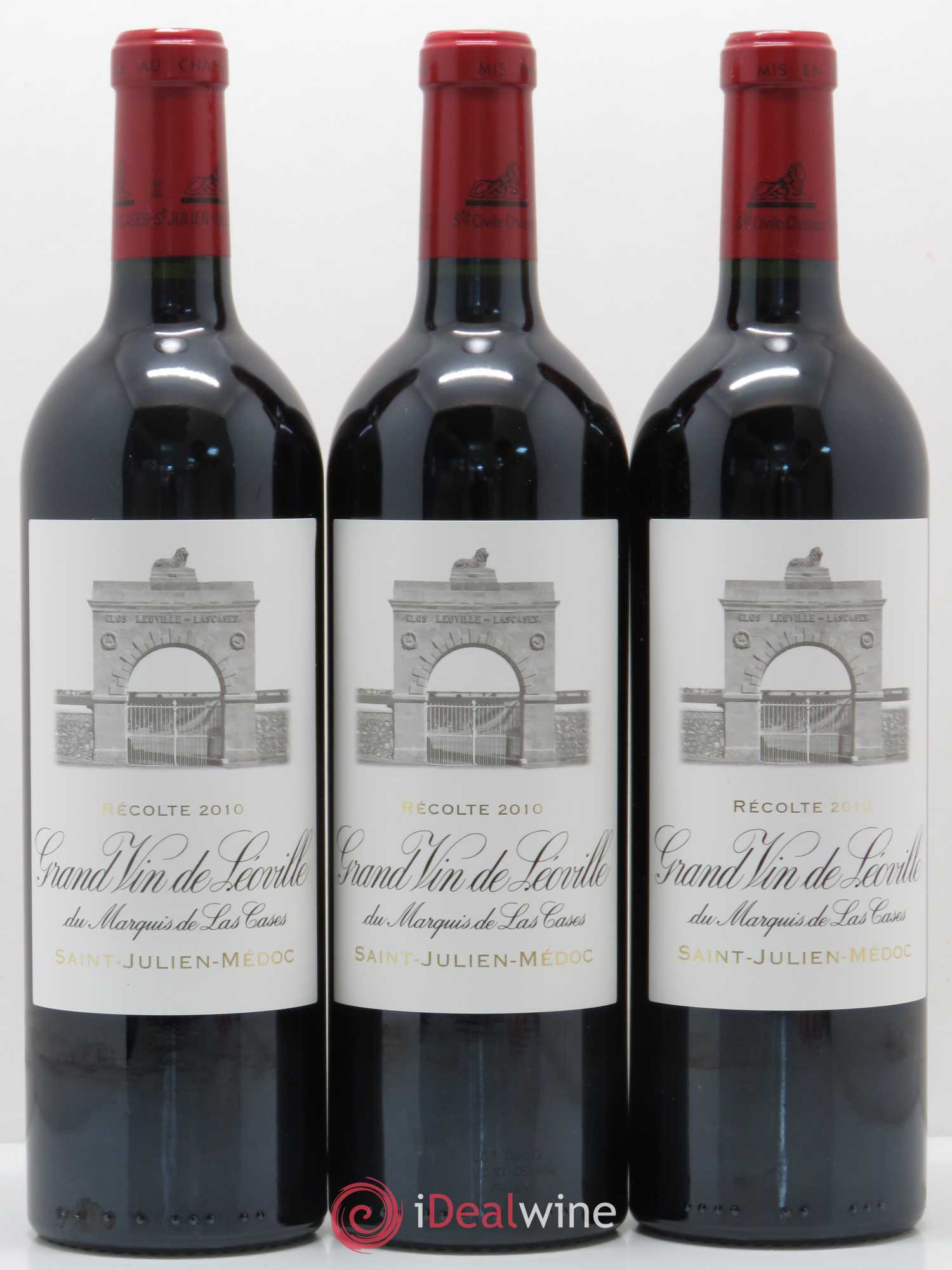 Château Léoville Las Cases 2ème Grand Cru Classé 2010 - Lot de 6 bouteilles - 1