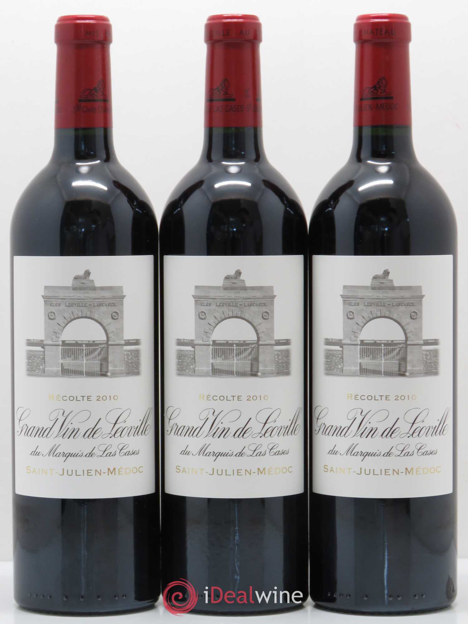 Château Léoville Las Cases 2ème Grand Cru Classé 2010 - Lot de 6 bouteilles - 3