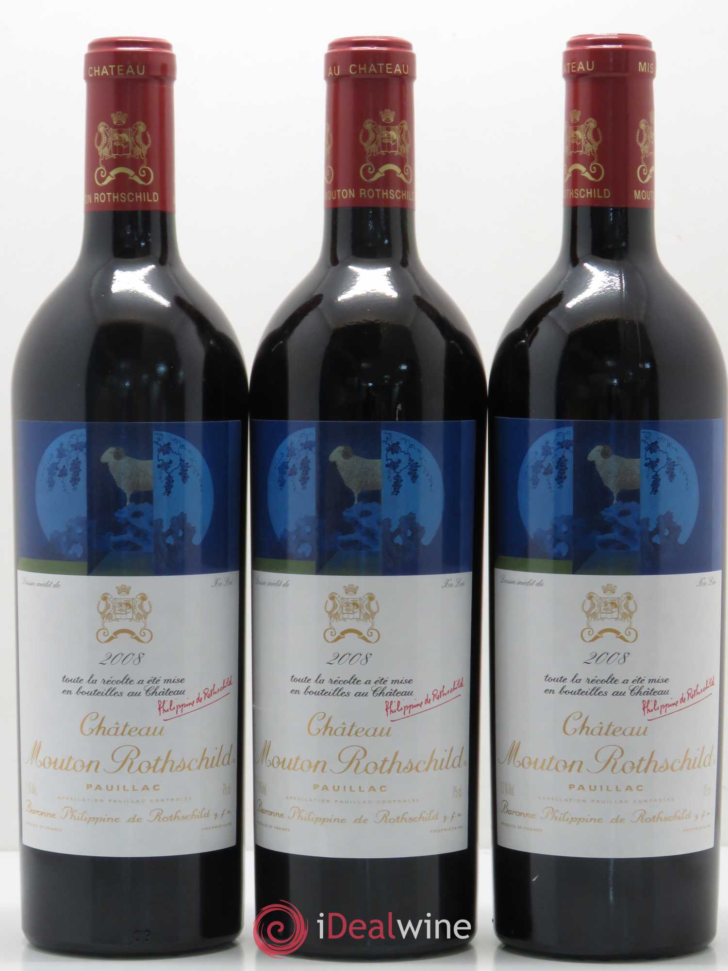 Château Mouton Rothschild 1er Grand Cru Classé 2008 - Lot de 6 bouteilles - 3