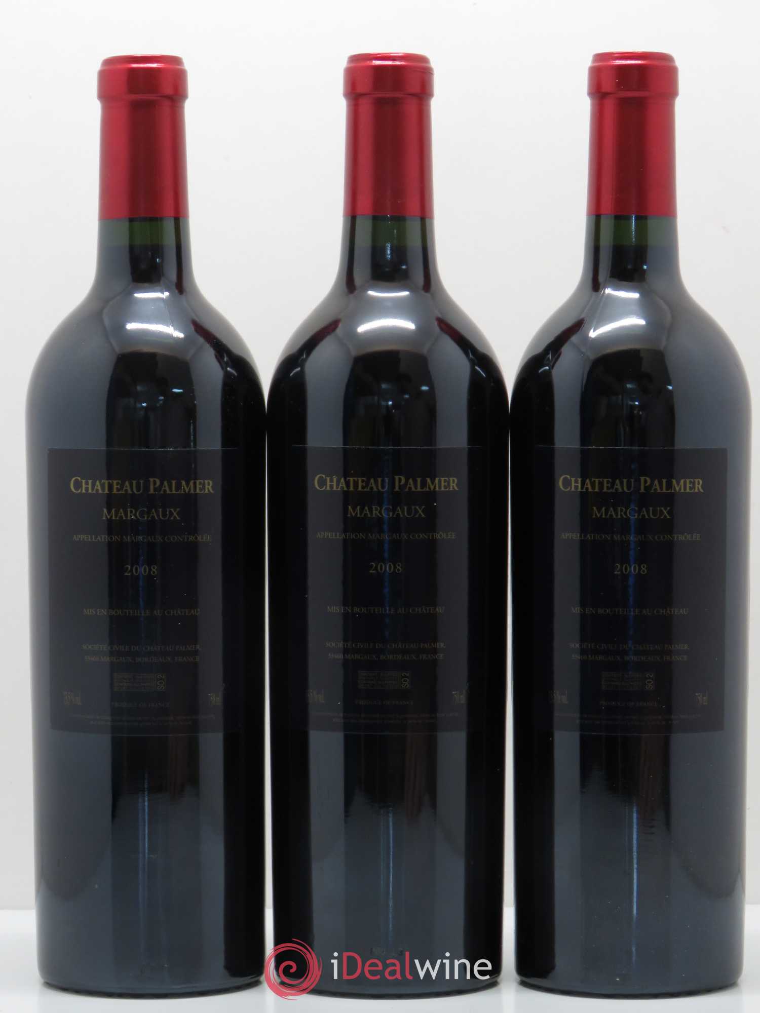 Château Palmer 3ème Grand Cru Classé 2008 - Lot de 6 bouteilles - 2