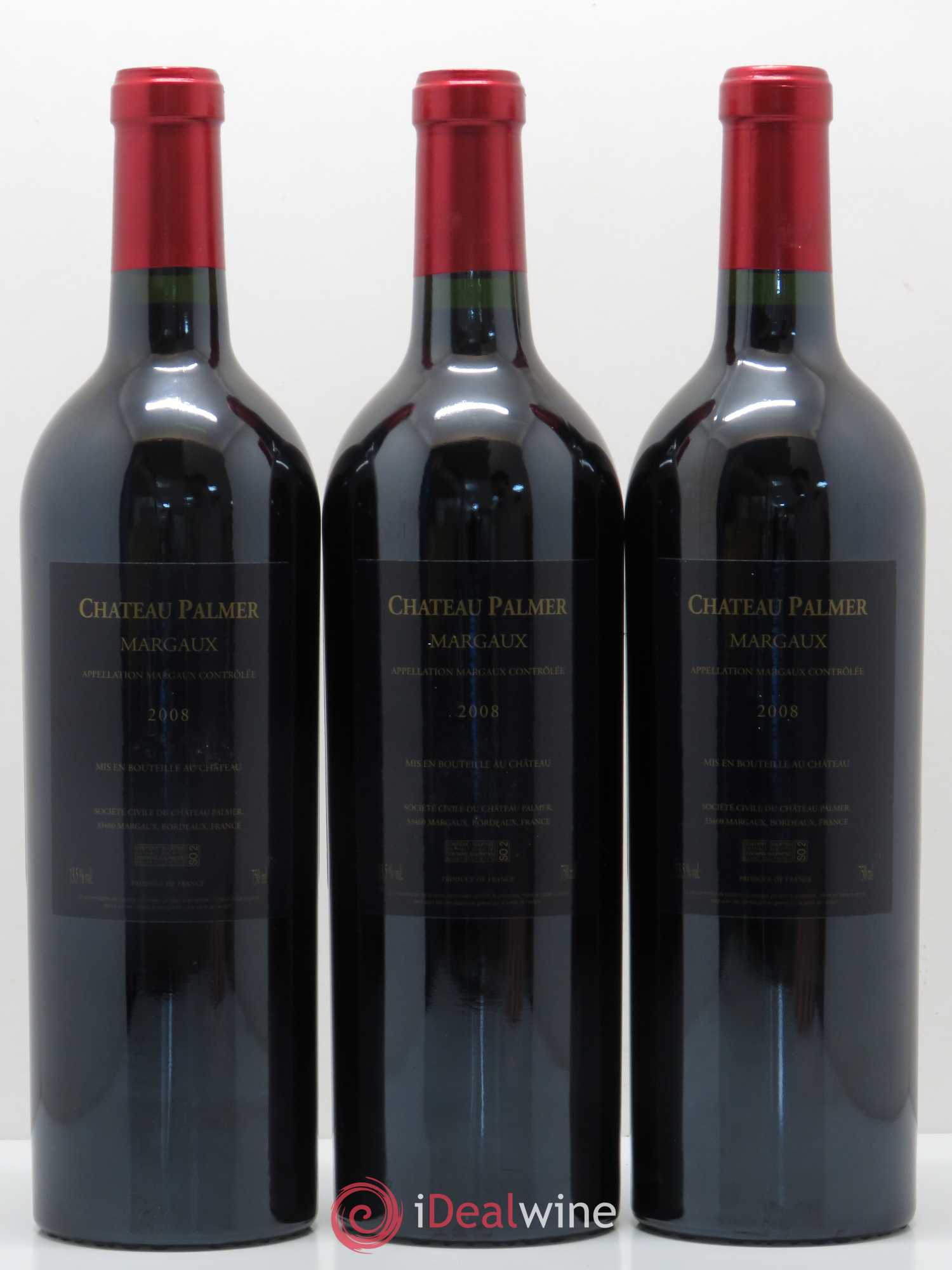 Château Palmer 3ème Grand Cru Classé 2008 - Lot de 6 bouteilles - 4