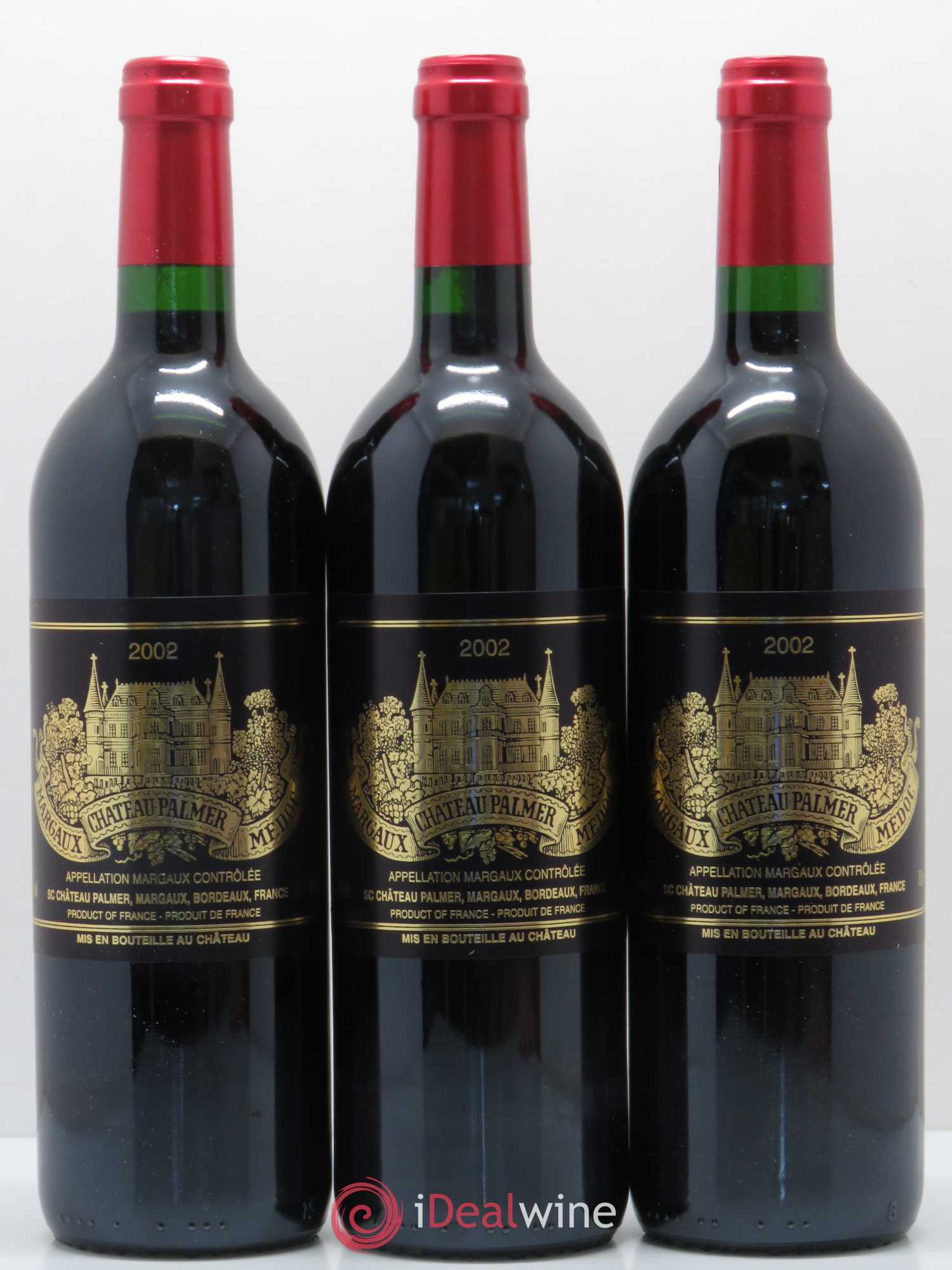 Château Palmer 3ème Grand Cru Classé 2002 - Lot de 6 bouteilles - 1