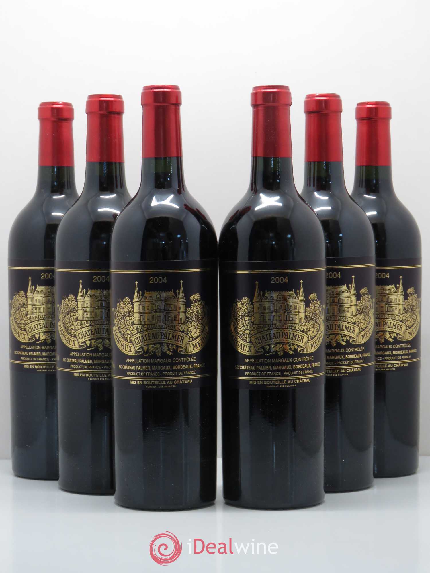 Château Palmer 3ème Grand Cru Classé 2004 - Lot de 6 bouteilles - 0