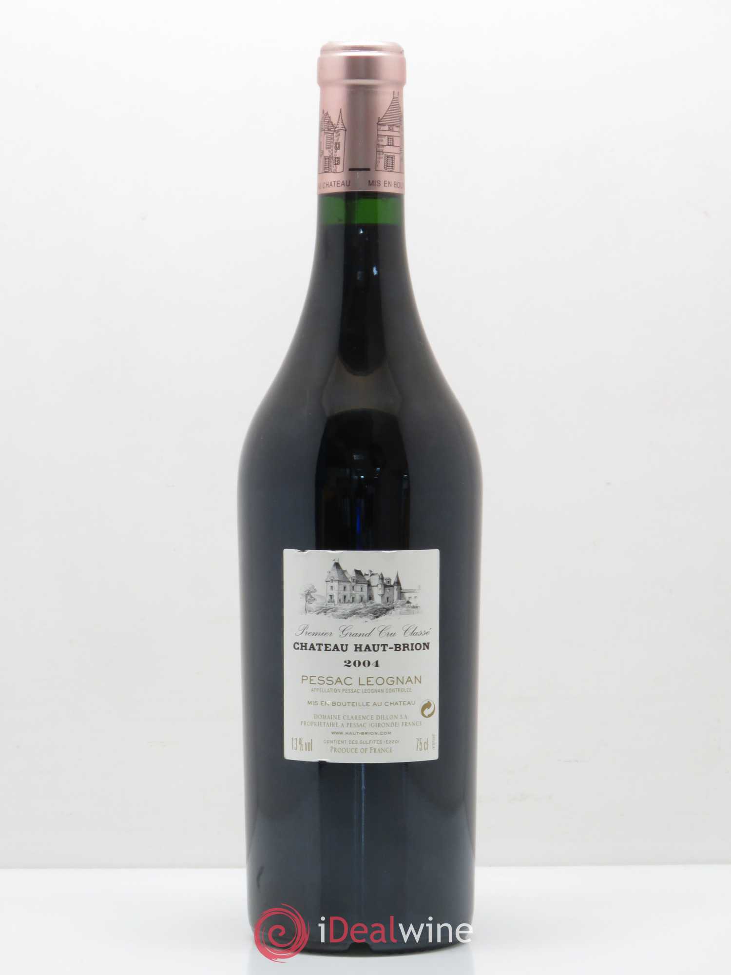 Château Haut Brion 1er Grand Cru Classé 2004 - Lot de 1 bouteille - 1