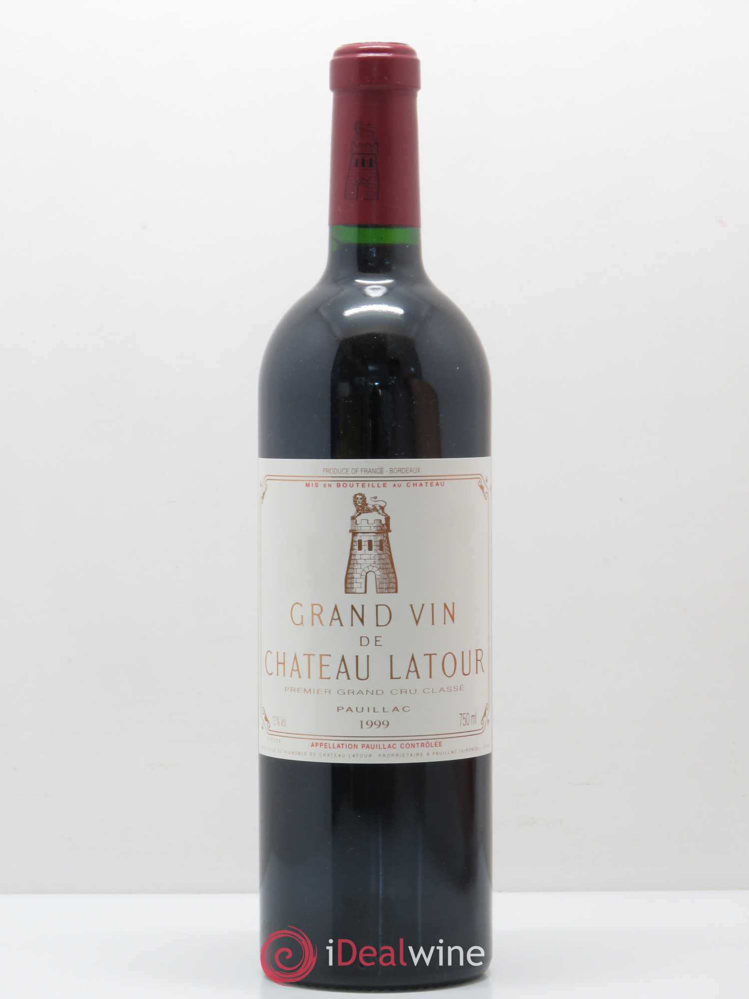 Château Latour 1er Grand Cru Classé 1999 - Lot de 1 bouteille - 0