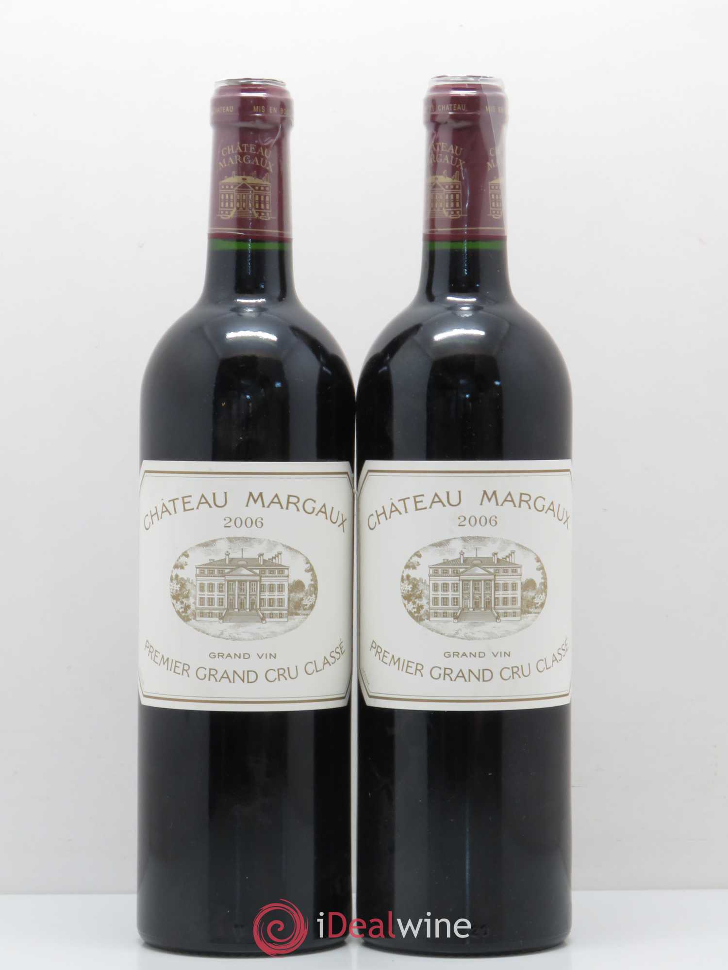 Château Margaux 1er Grand Cru Classé 2006 - Lot de 2 bouteilles - 0