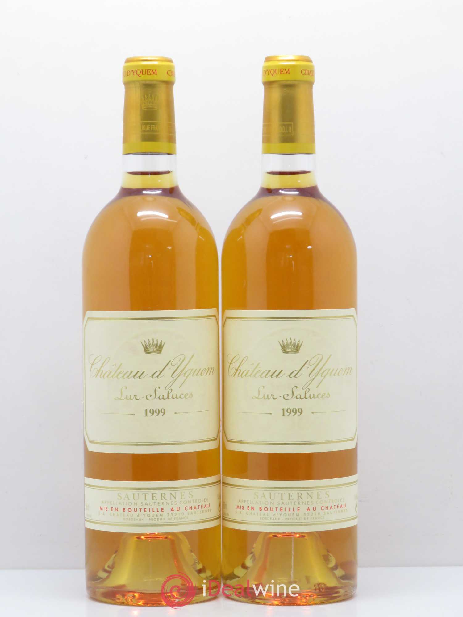 Château d' Yquem 1er Cru Classé Supérieur 1999 - Lotto di 2 bottiglie - 0