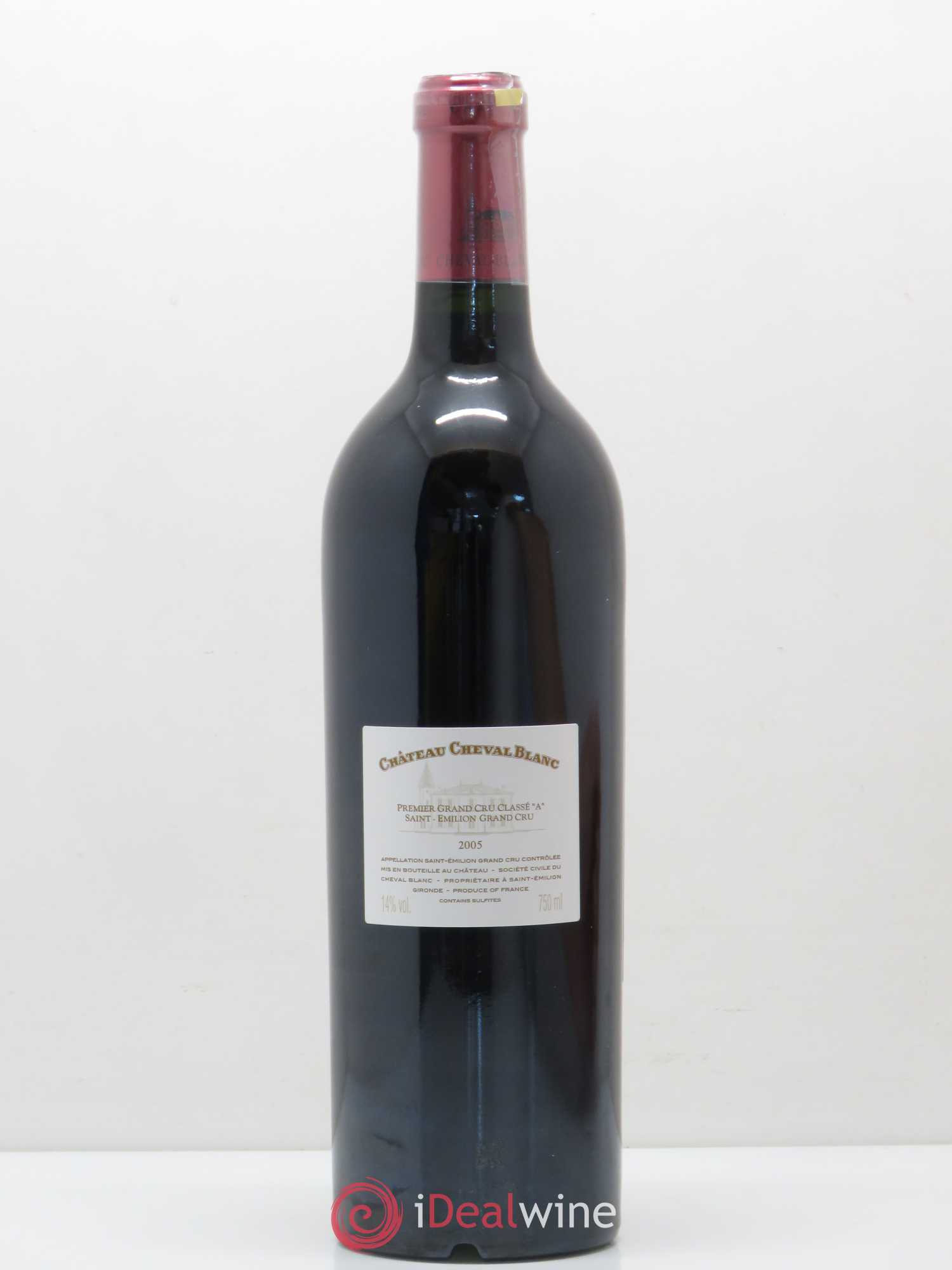 Château Cheval Blanc 1er Grand Cru Classé A 2005 - Lot de 1 bouteille - 1