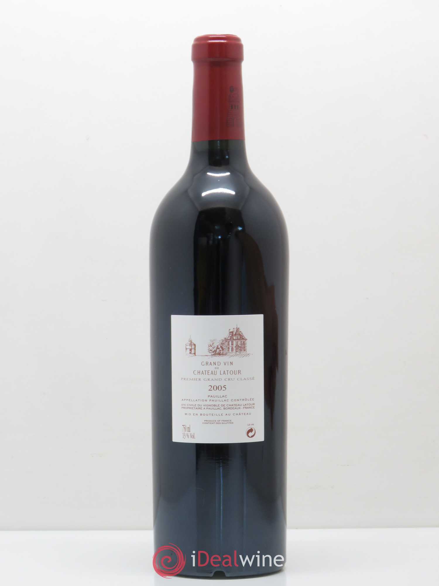 Château Latour 1er Grand Cru Classé 2005 - Lot de 1 bouteille - 1