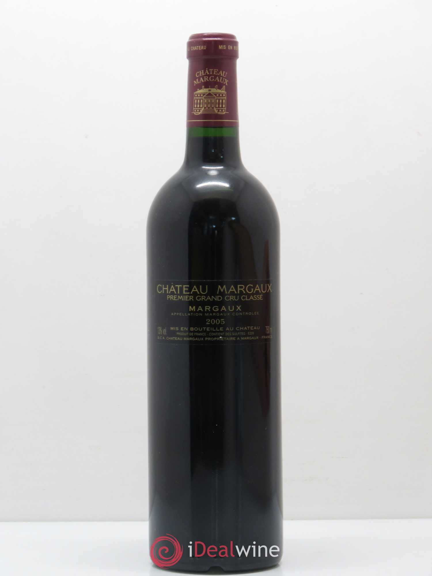 Château Margaux 1er Grand Cru Classé 2005 - Lot de 1 bouteille - 1