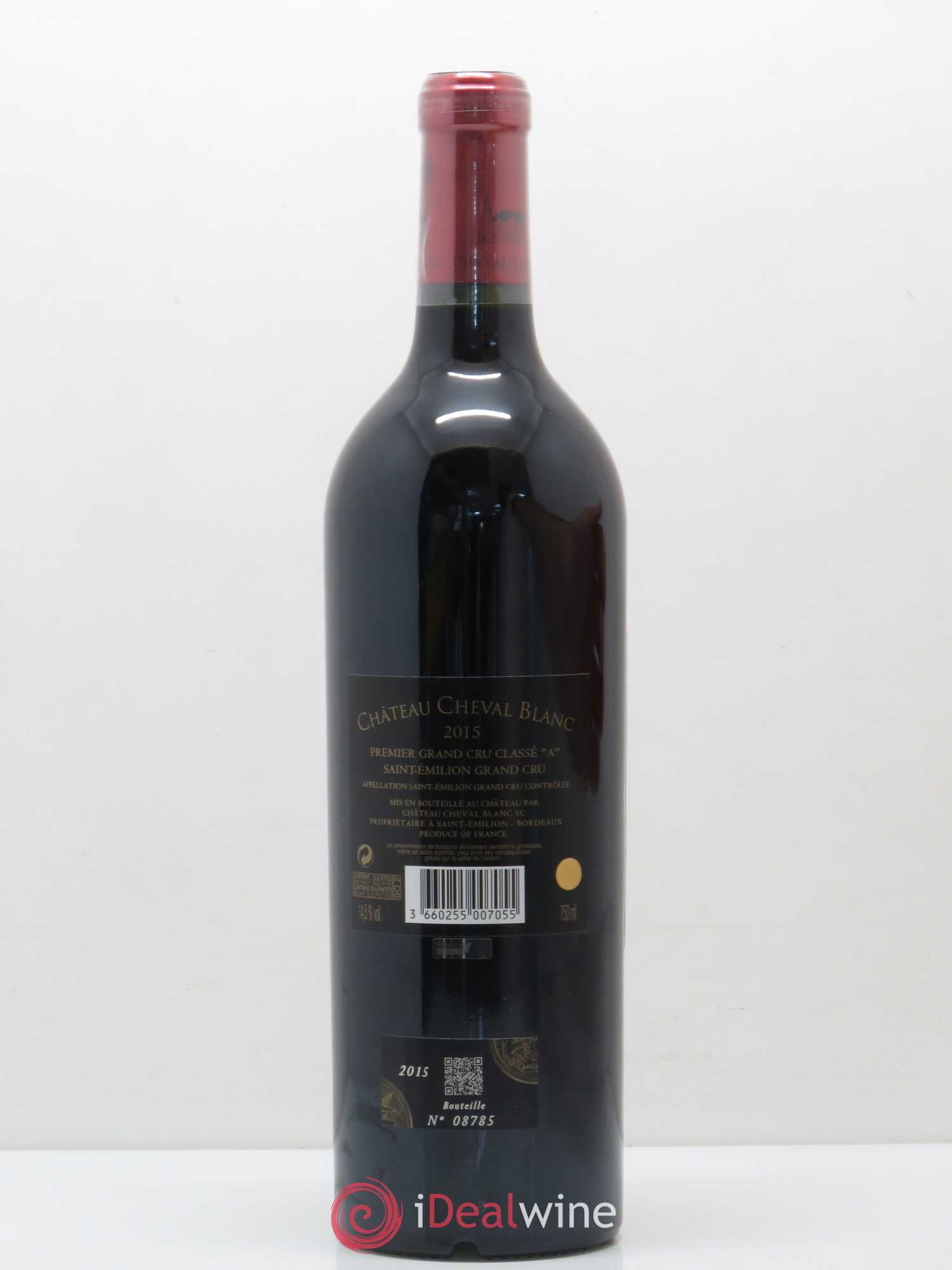 Château Cheval Blanc 1er Grand Cru Classé A 2015 - Lot de 1 bouteille - 1