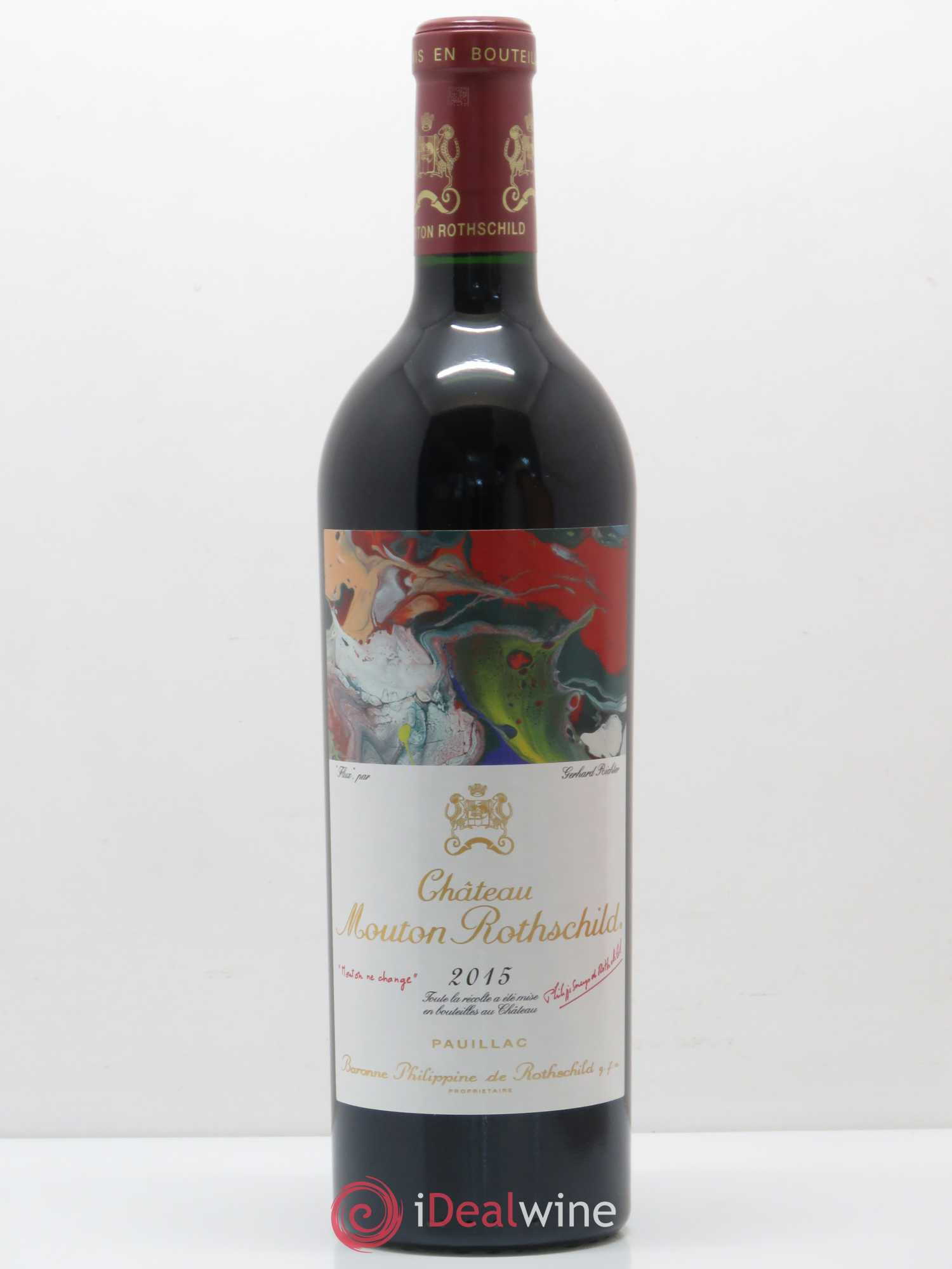 Château Mouton Rothschild 1er Grand Cru Classé 2015 - Lot de 1 bouteille - 0