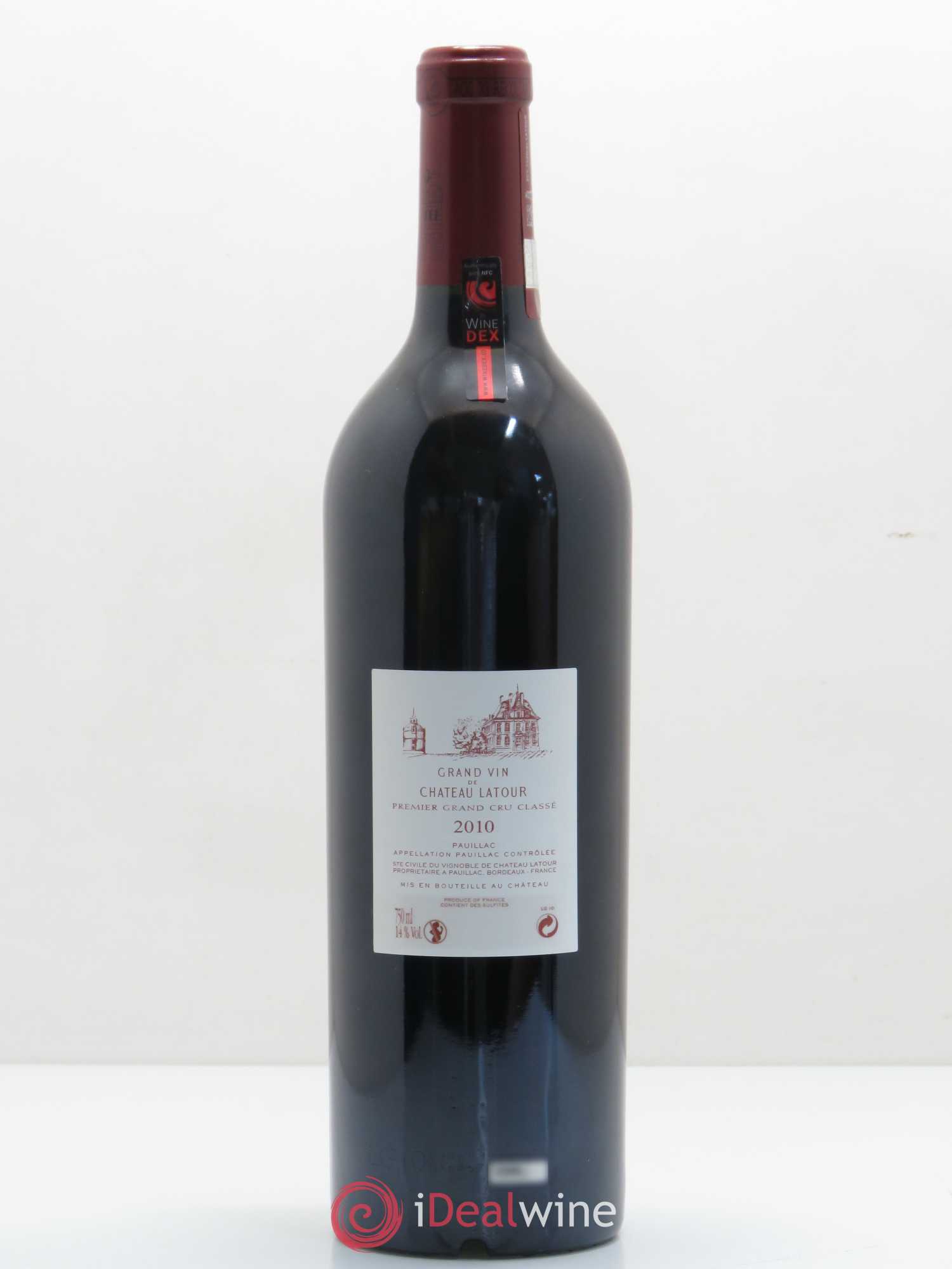 Château Latour 1er Grand Cru Classé 2010 - Lot de 1 bouteille - 1