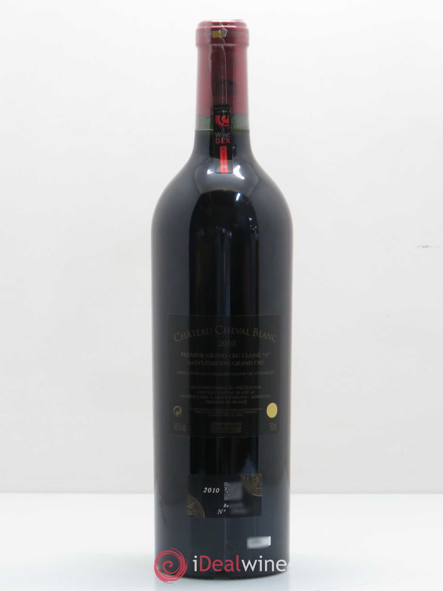 Château Cheval Blanc 1er Grand Cru Classé A 2010 - Lot de 1 bouteille - 1