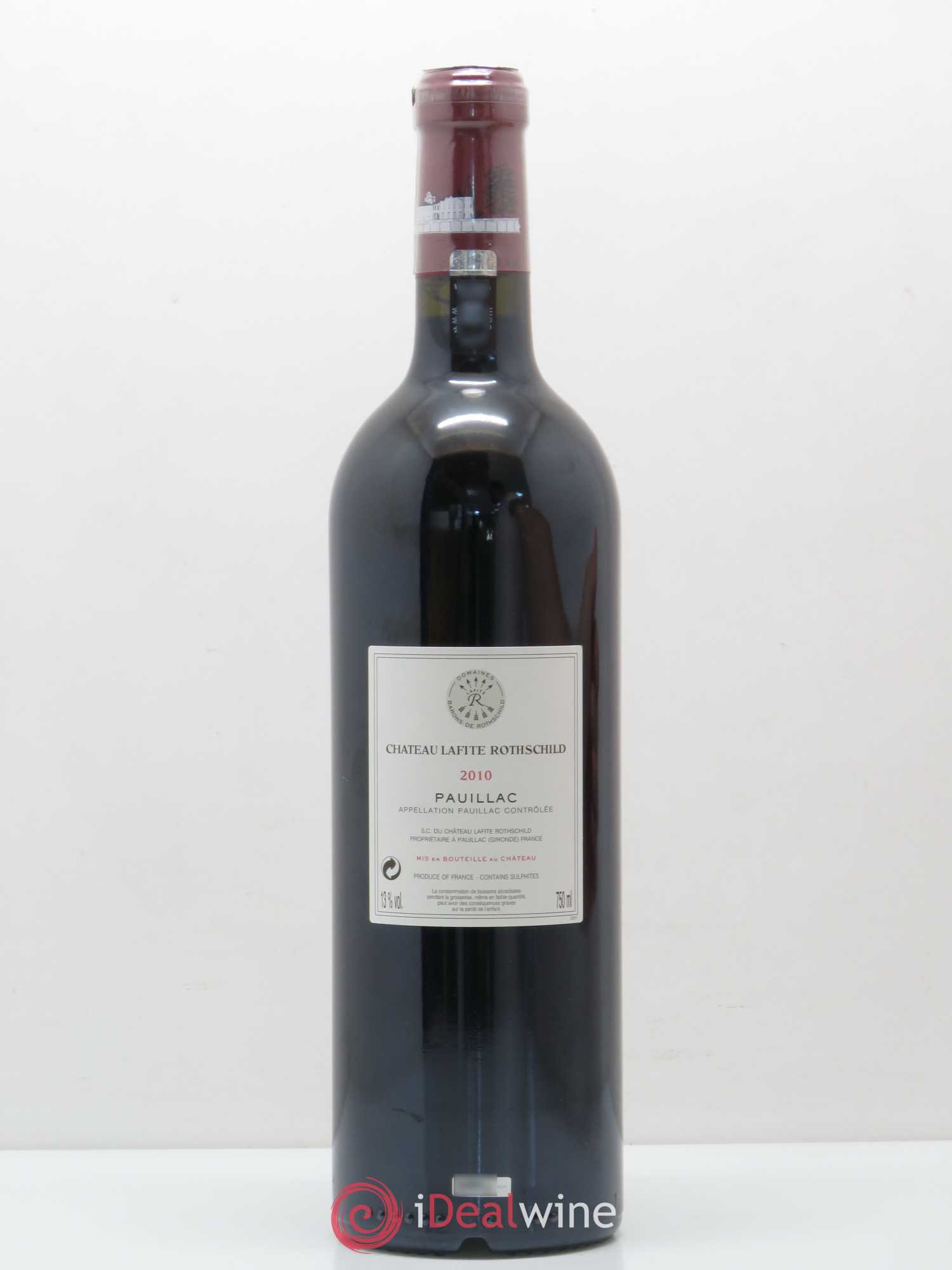 Château Lafite Rothschild 1er Grand Cru Classé 2010 - Lot de 1 bouteille - 1
