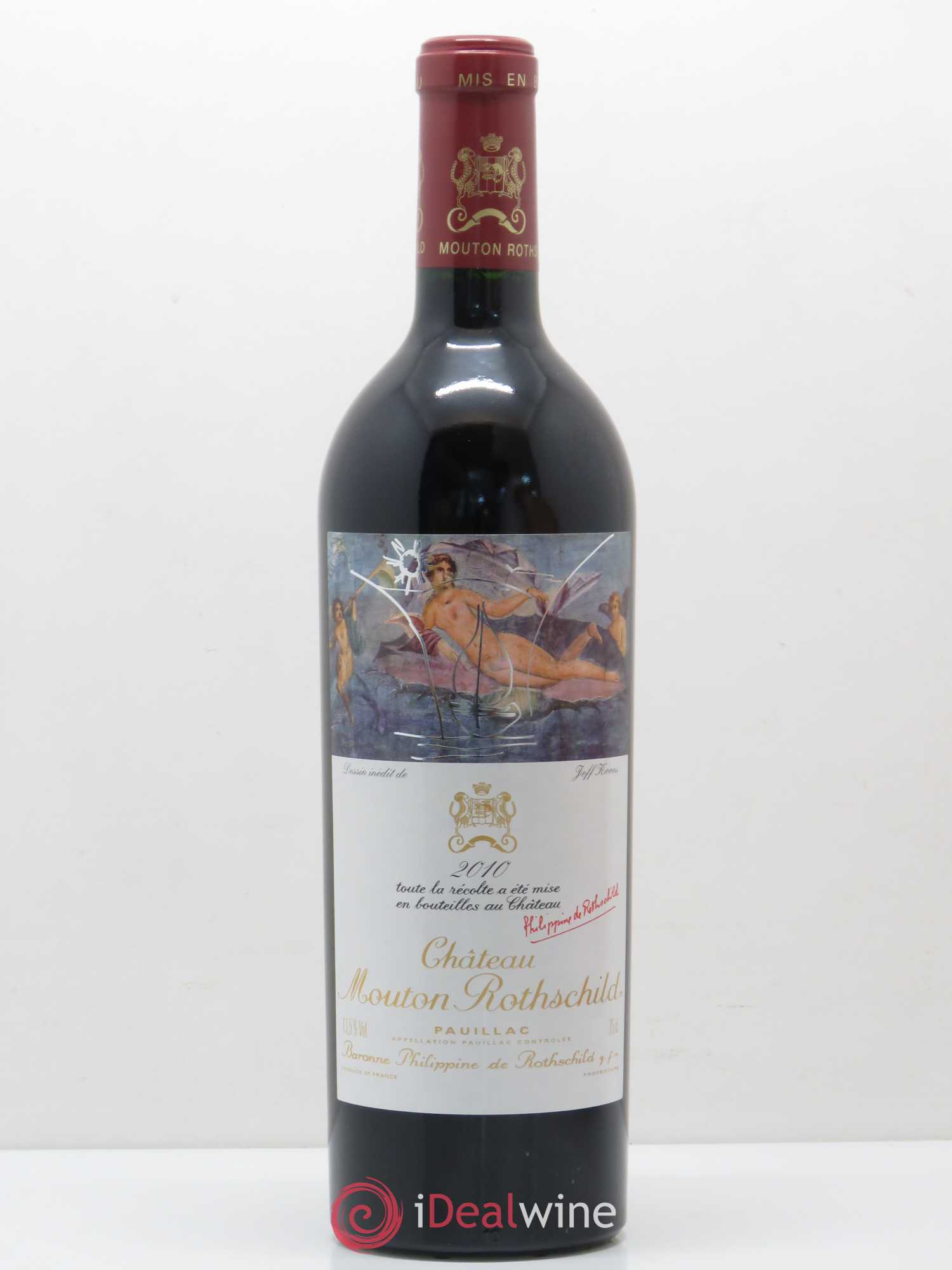 Château Mouton Rothschild 1er Grand Cru Classé 2010 - Lot de 1 bouteille - 0