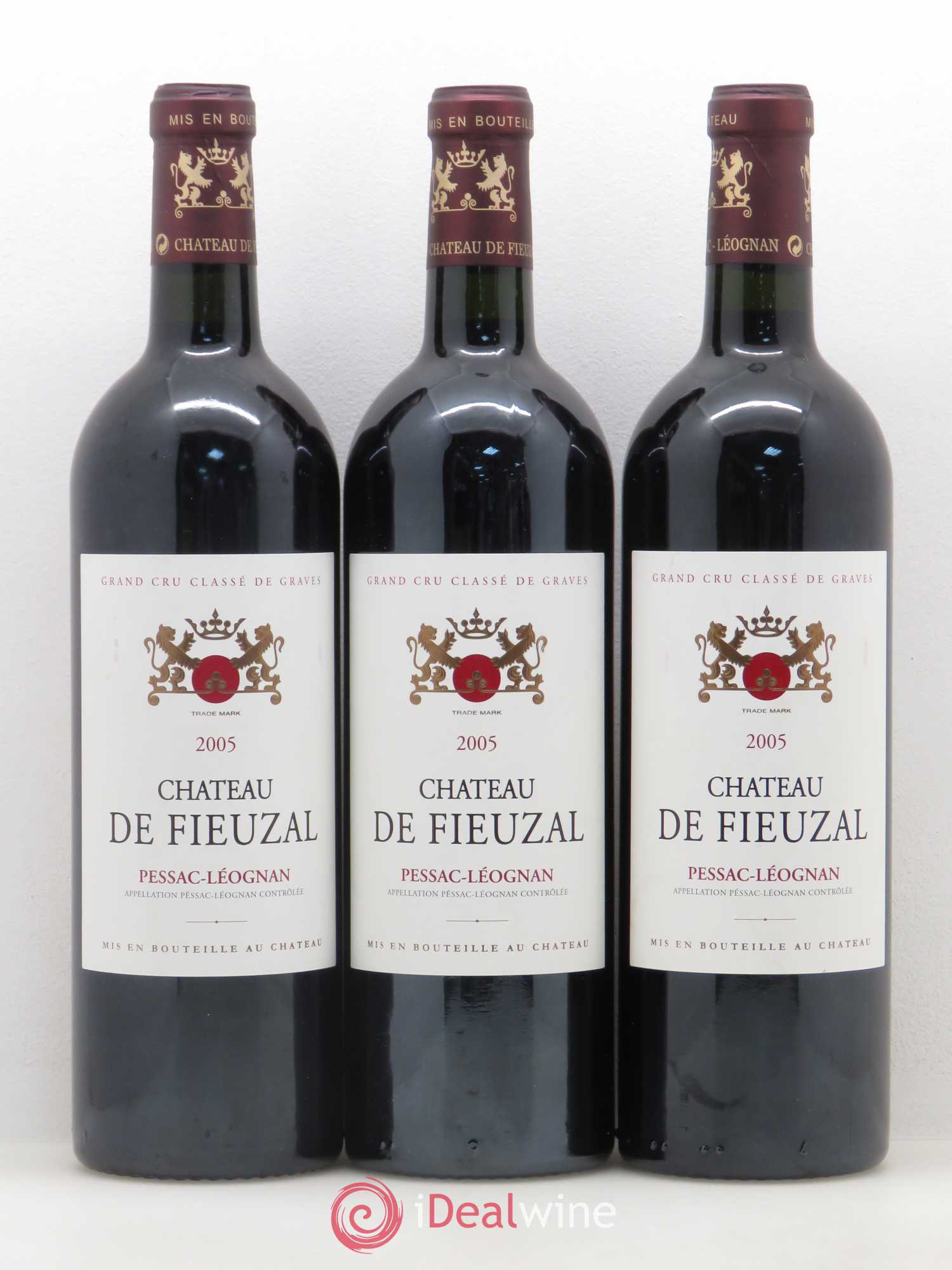 Château de Fieuzal Cru Classé de Graves 2005 - Lot de 6 bouteilles - 1