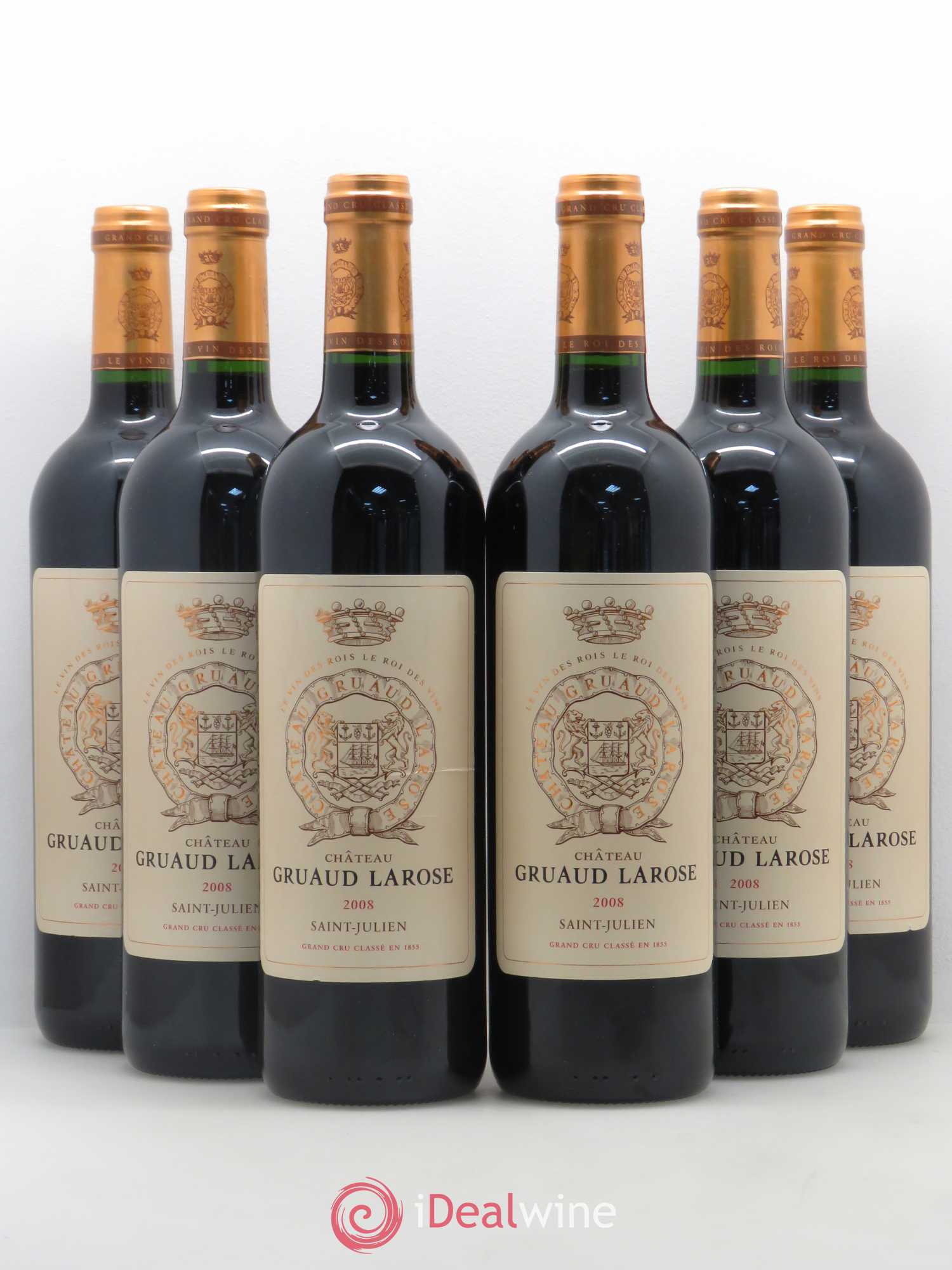 Château Gruaud Larose 2ème Grand Cru Classé 2008 - Lot de 6 bouteilles - 0