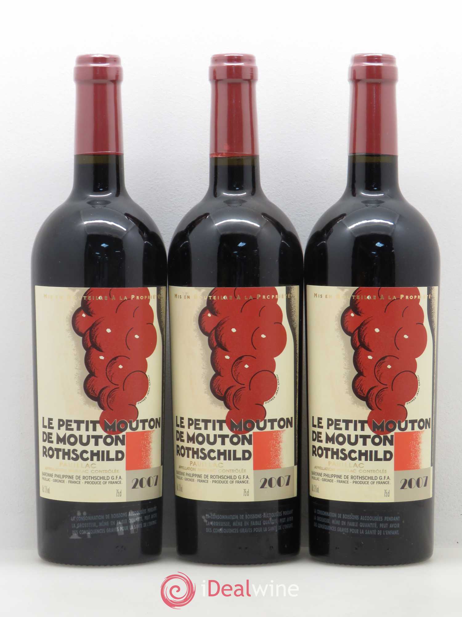 Petit Mouton Second Vin 2007 - Lot de 6 bouteilles - 2