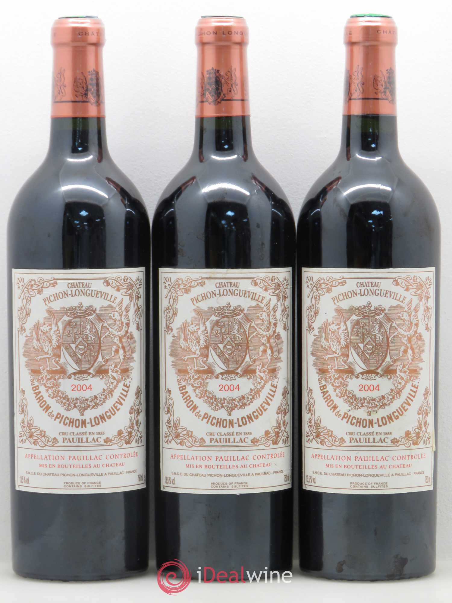 Pichon Longueville Baron 2ème Grand Cru Classé 2004 - Lot de 6 bouteilles - 2