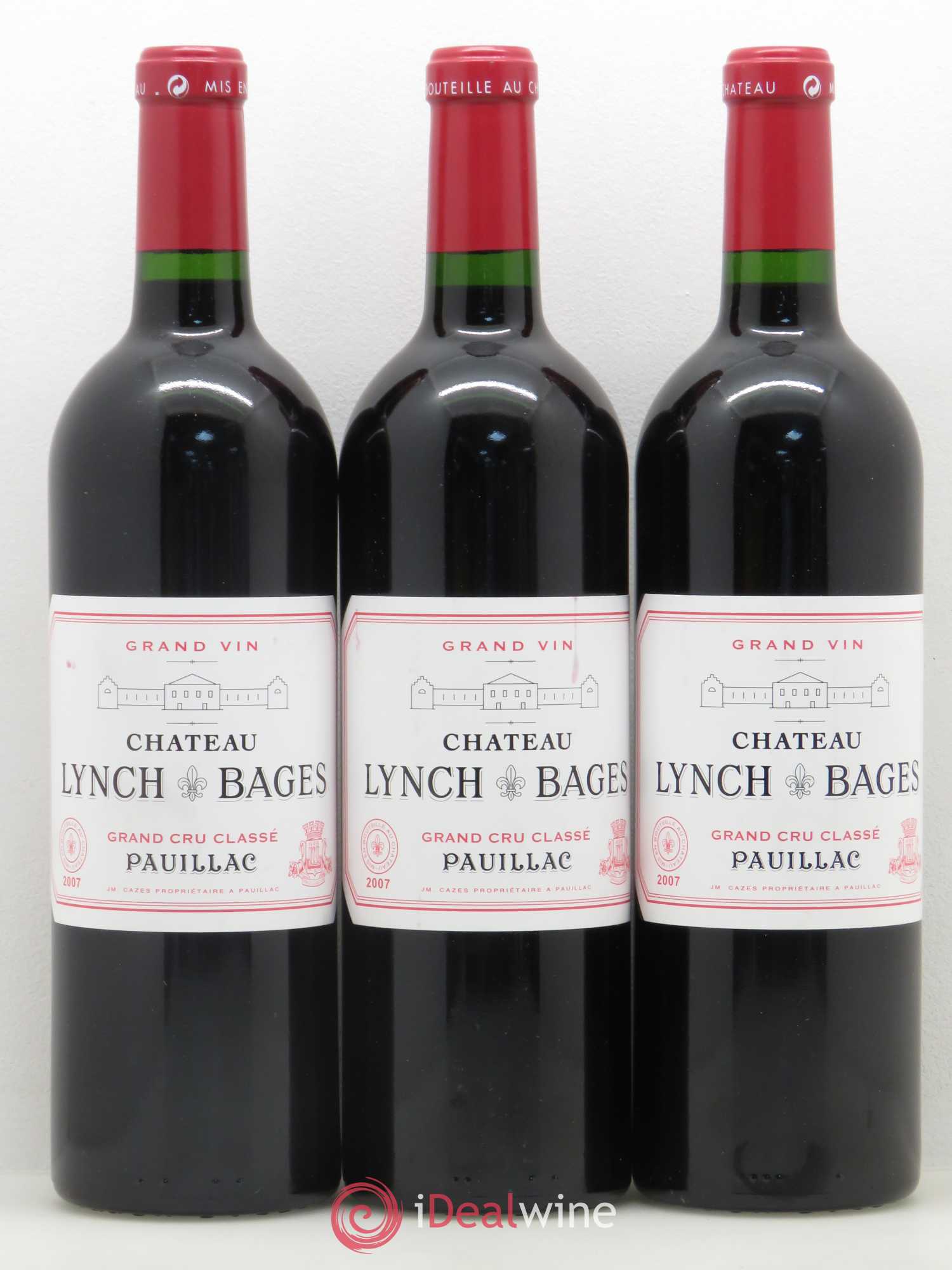 Château Lynch Bages 5ème Grand Cru Classé 2007 - Lot de 6 bouteilles - 1
