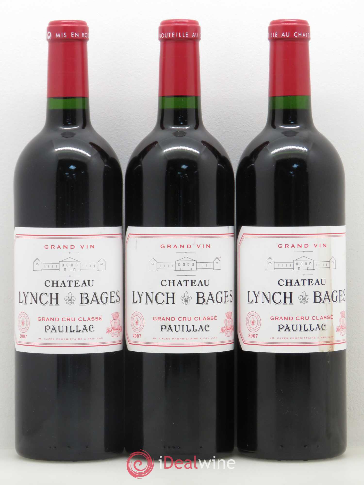 Château Lynch Bages 5ème Grand Cru Classé 2007 - Lot de 6 bouteilles - 2