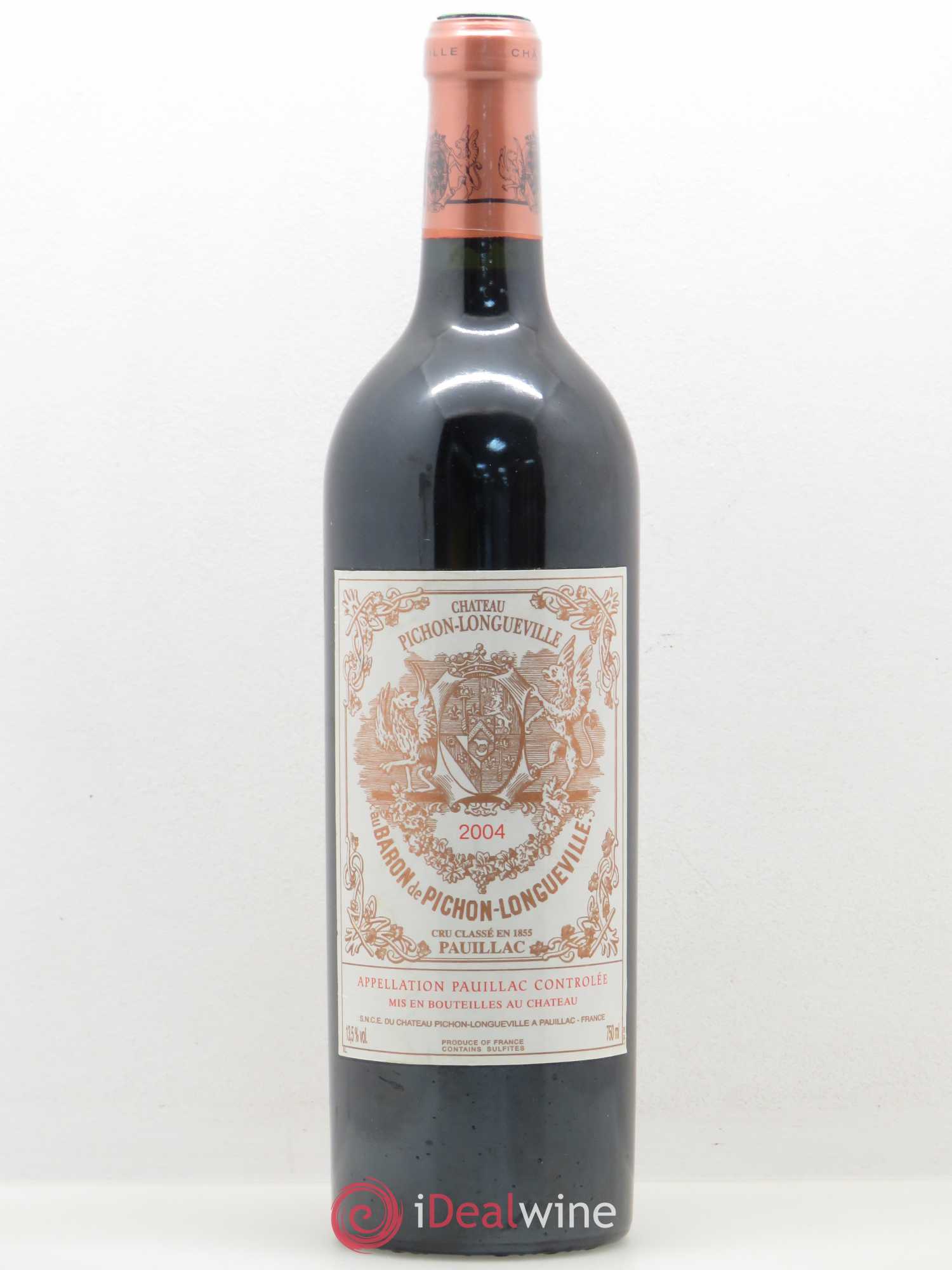 Pichon Longueville Baron 2ème Grand Cru Classé 2004 - Lot de 1 bouteille - 0