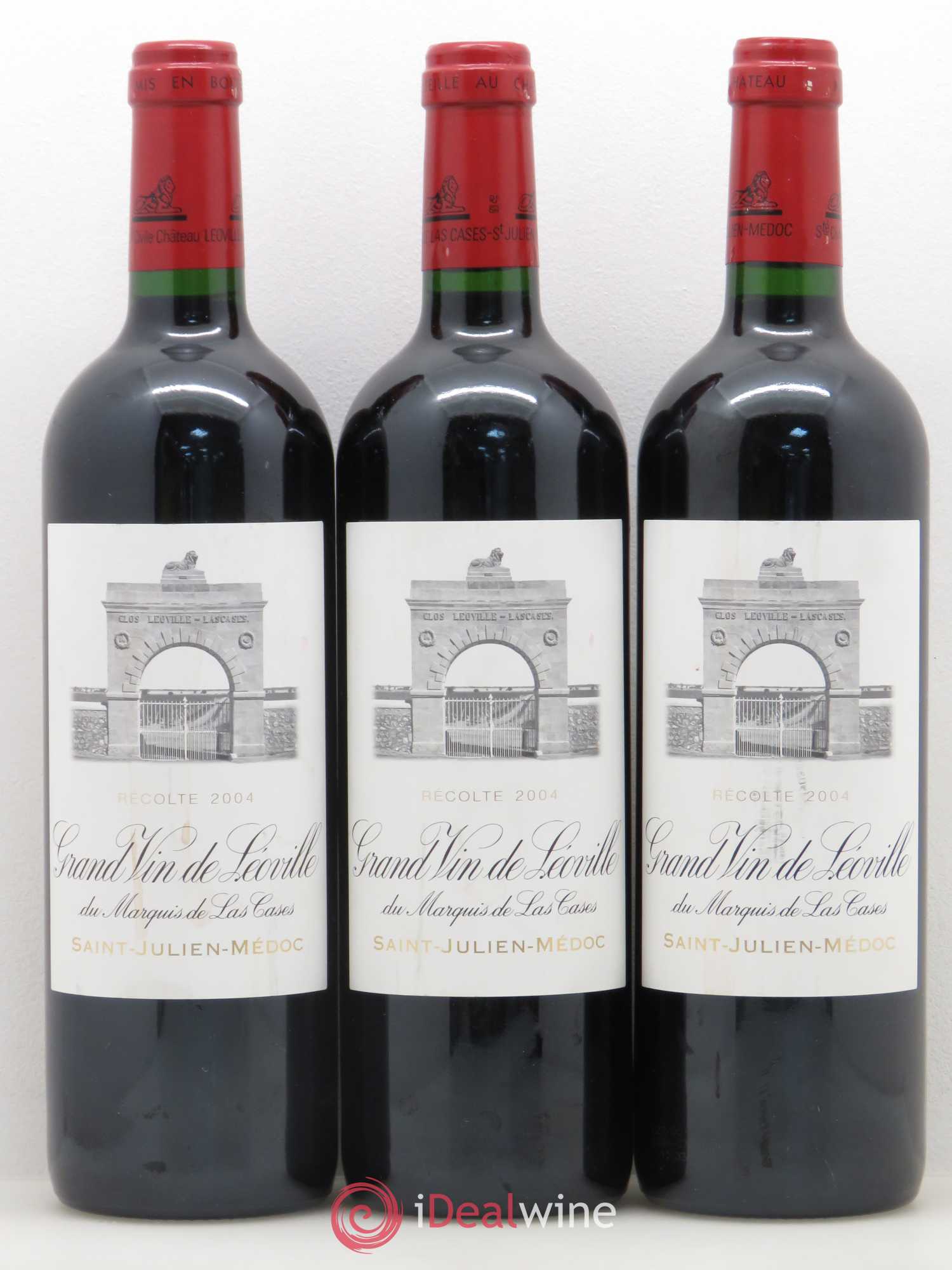 Château Léoville Las Cases 2ème Grand Cru Classé 2004 - Lot de 6 bouteilles - 1