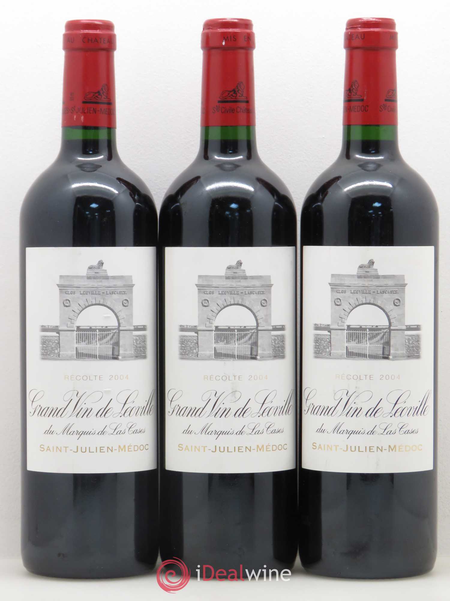 Château Léoville Las Cases 2ème Grand Cru Classé 2004 - Lot de 6 bouteilles - 2