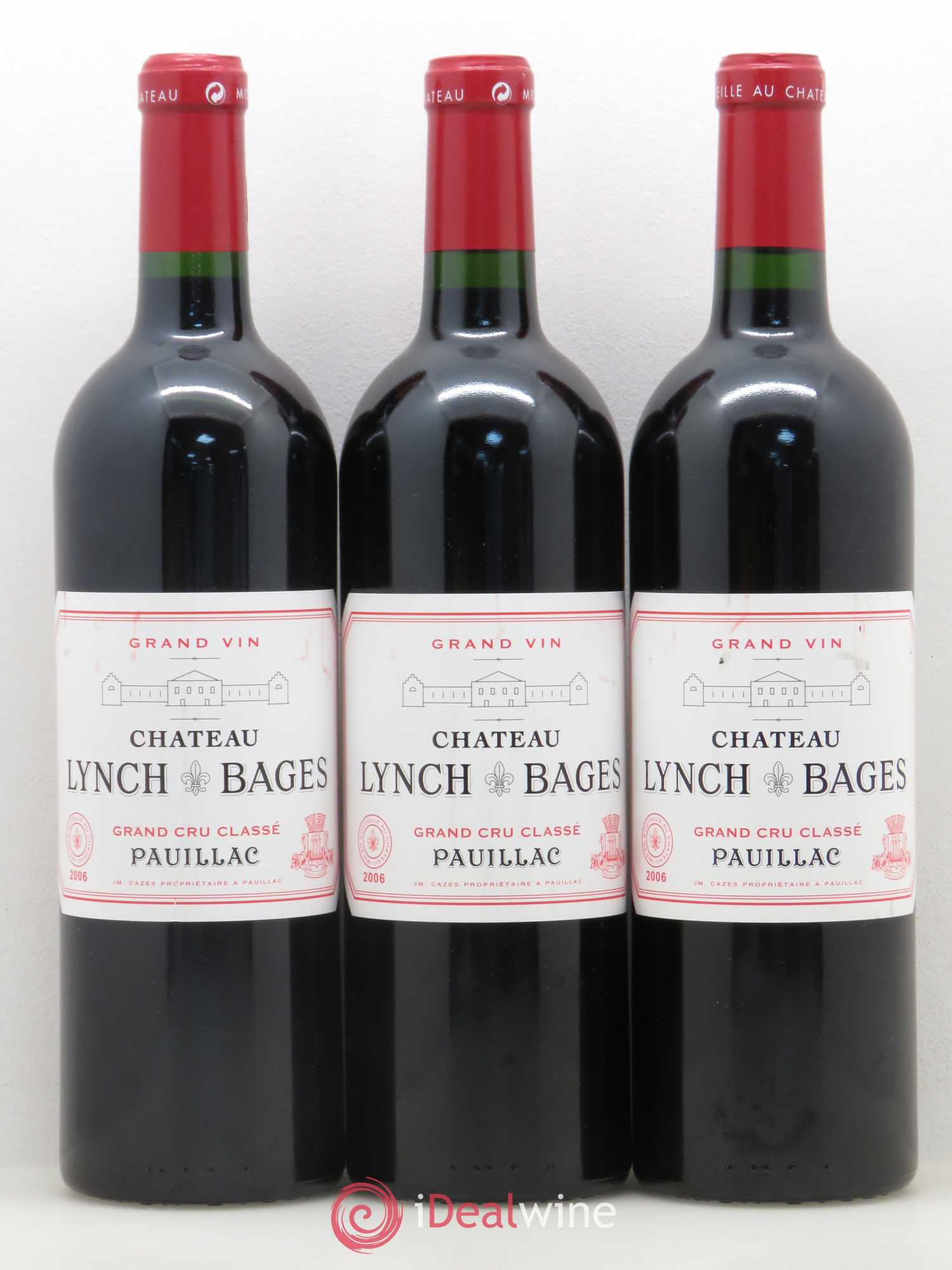 Château Lynch Bages 5ème Grand Cru Classé 2006 - Lot de 6 bouteilles - 1