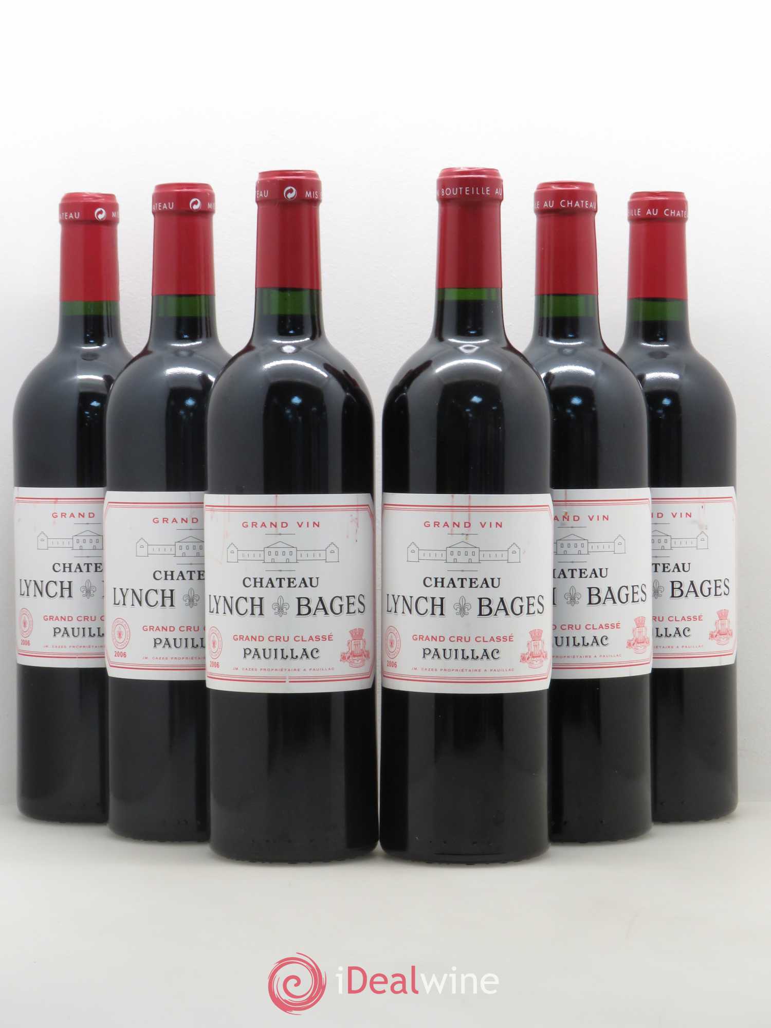 Château Lynch Bages 5ème Grand Cru Classé 2006 - Lot de 6 bouteilles - 0