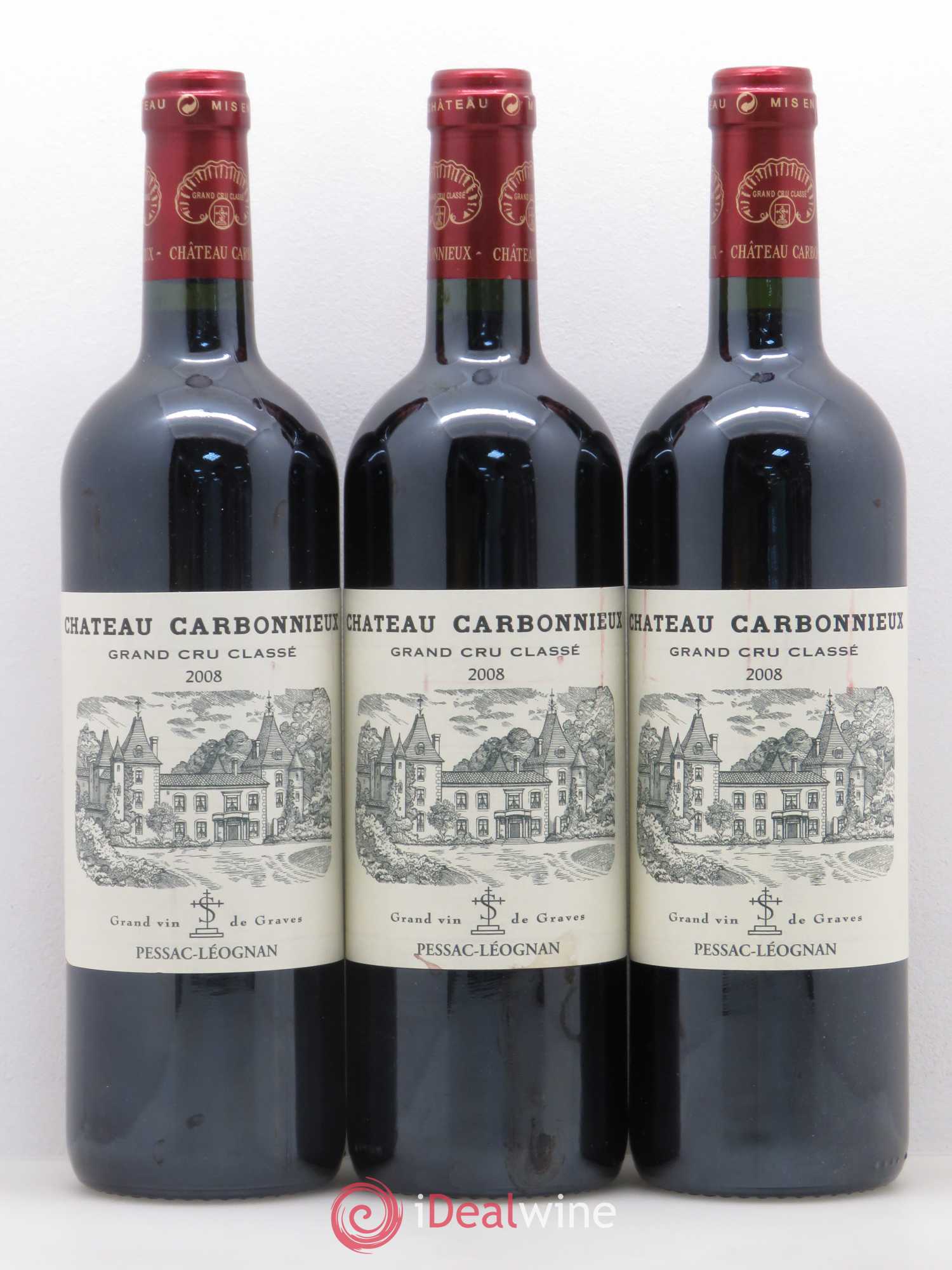 Château Carbonnieux Cru Classé de Graves 2008 - Lot de 12 bouteilles - 3