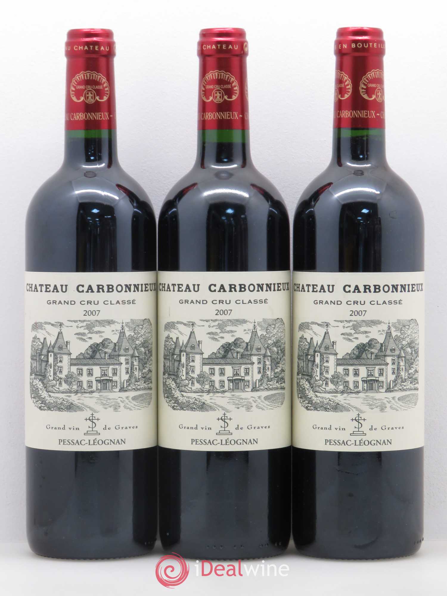 Château Carbonnieux Cru Classé de Graves 2007 - Lot de 12 bouteilles - 2