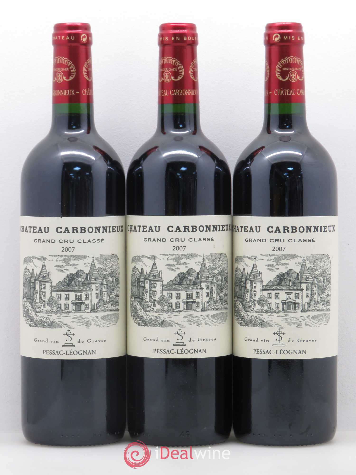 Château Carbonnieux Cru Classé de Graves 2007 - Lot de 12 bouteilles - 4